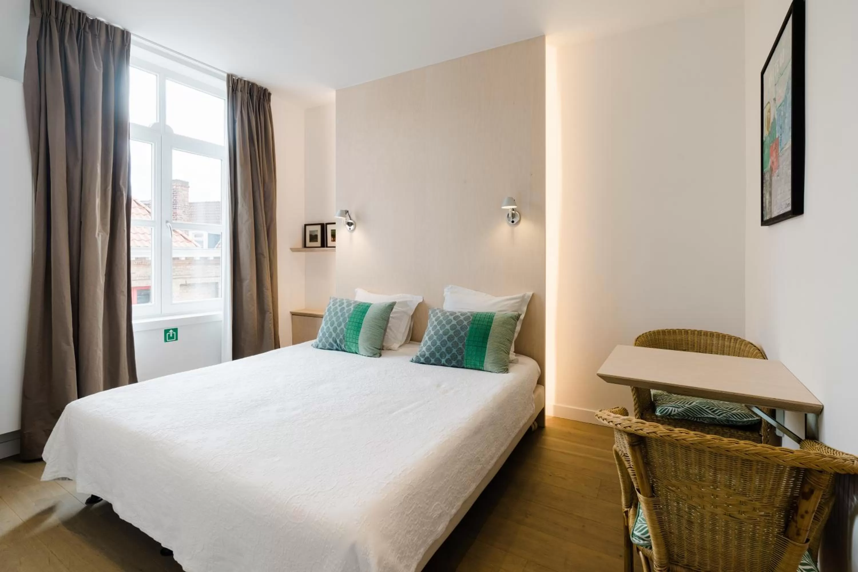 Photo of the whole room, Bed in The Blue House