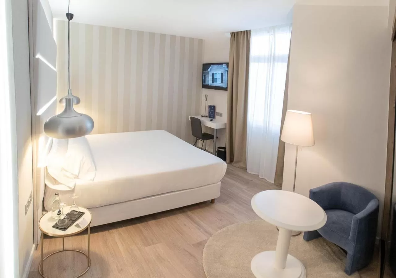 Bed in Hotel Pasarela