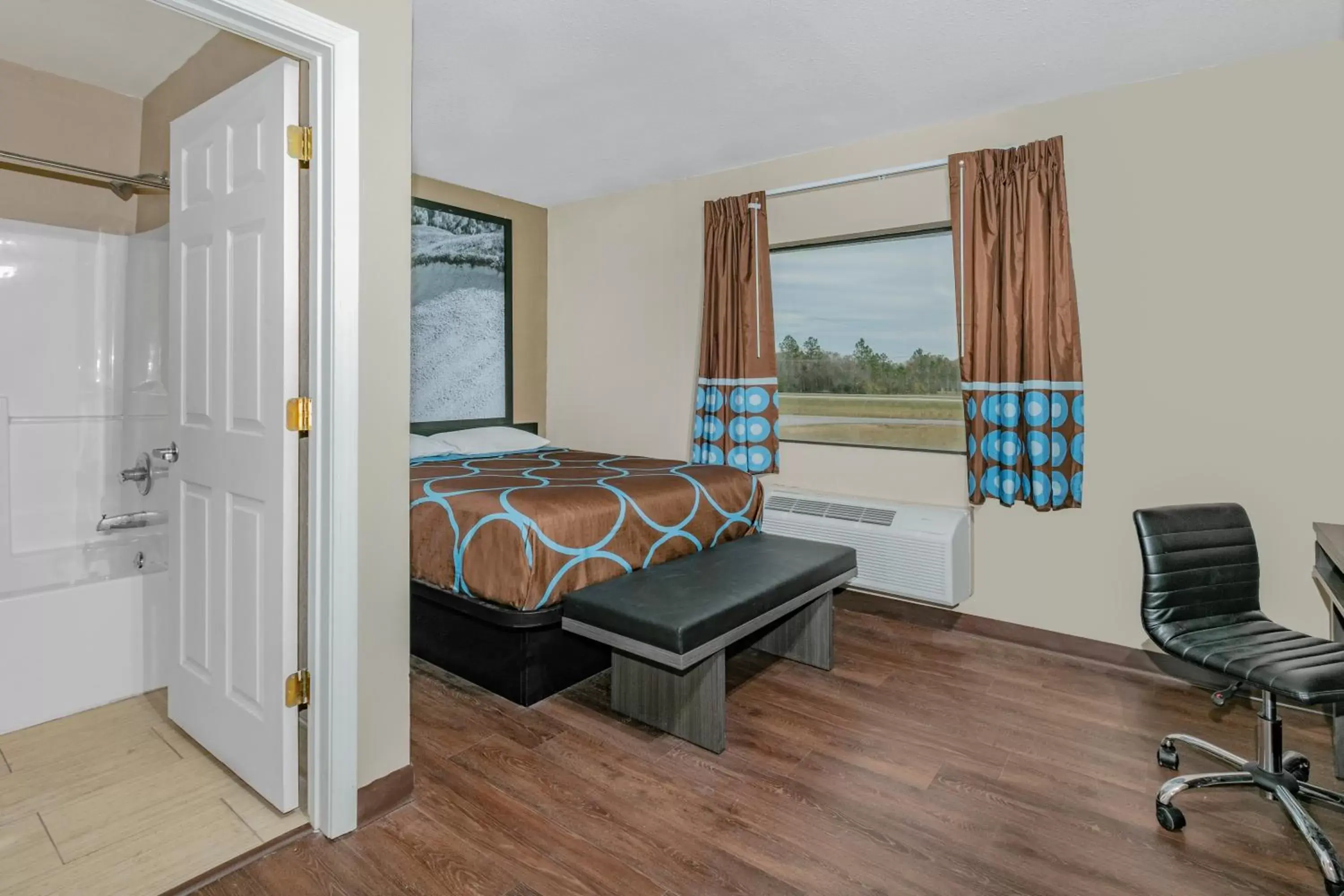 Bed in Super 8 by Wyndham Moss Point