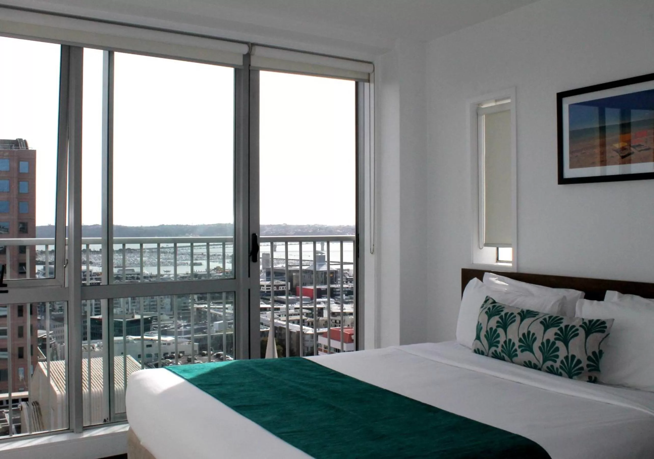 Bed in Barclay Suites