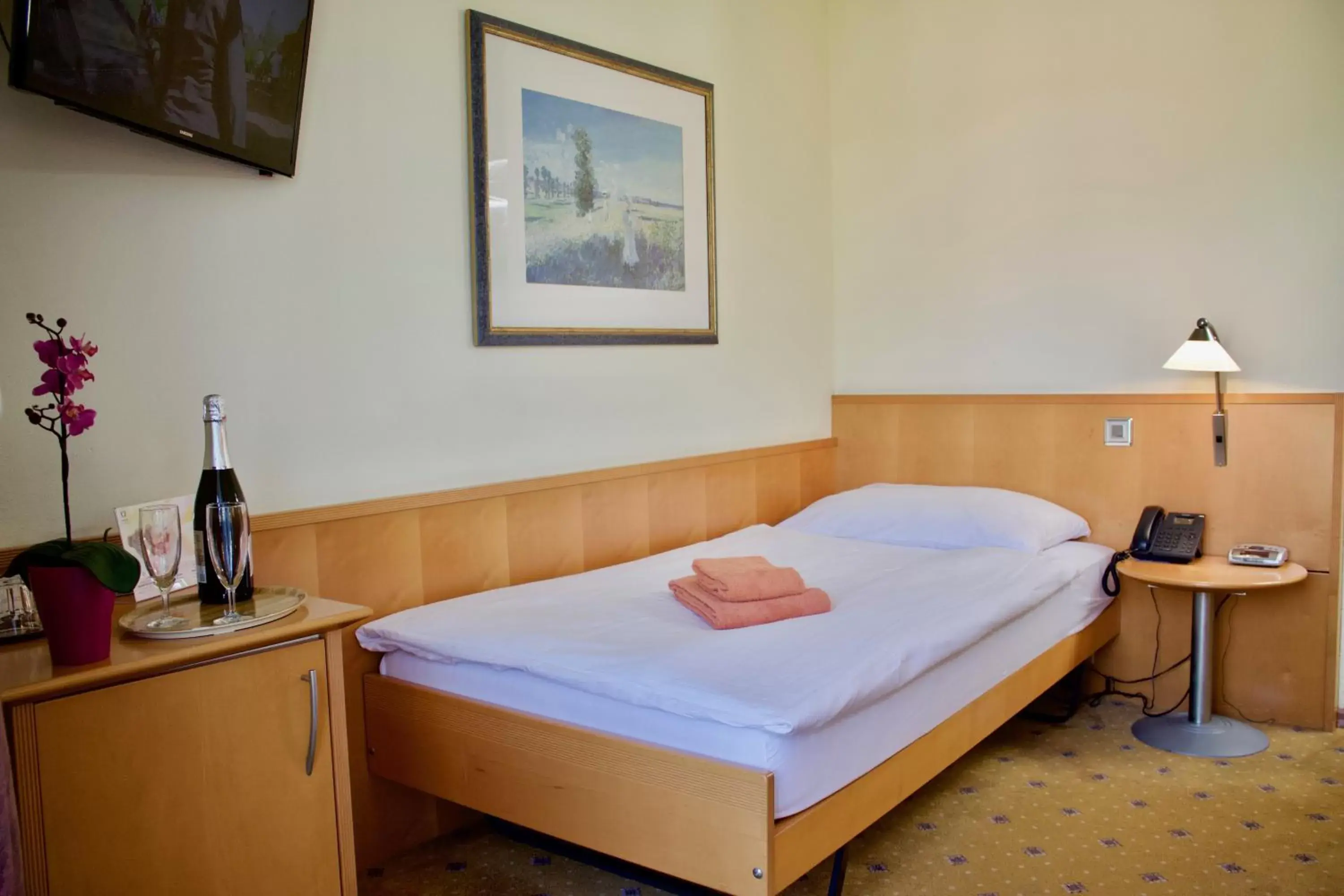Economy Single Room with Balcony in Hotel La Perla