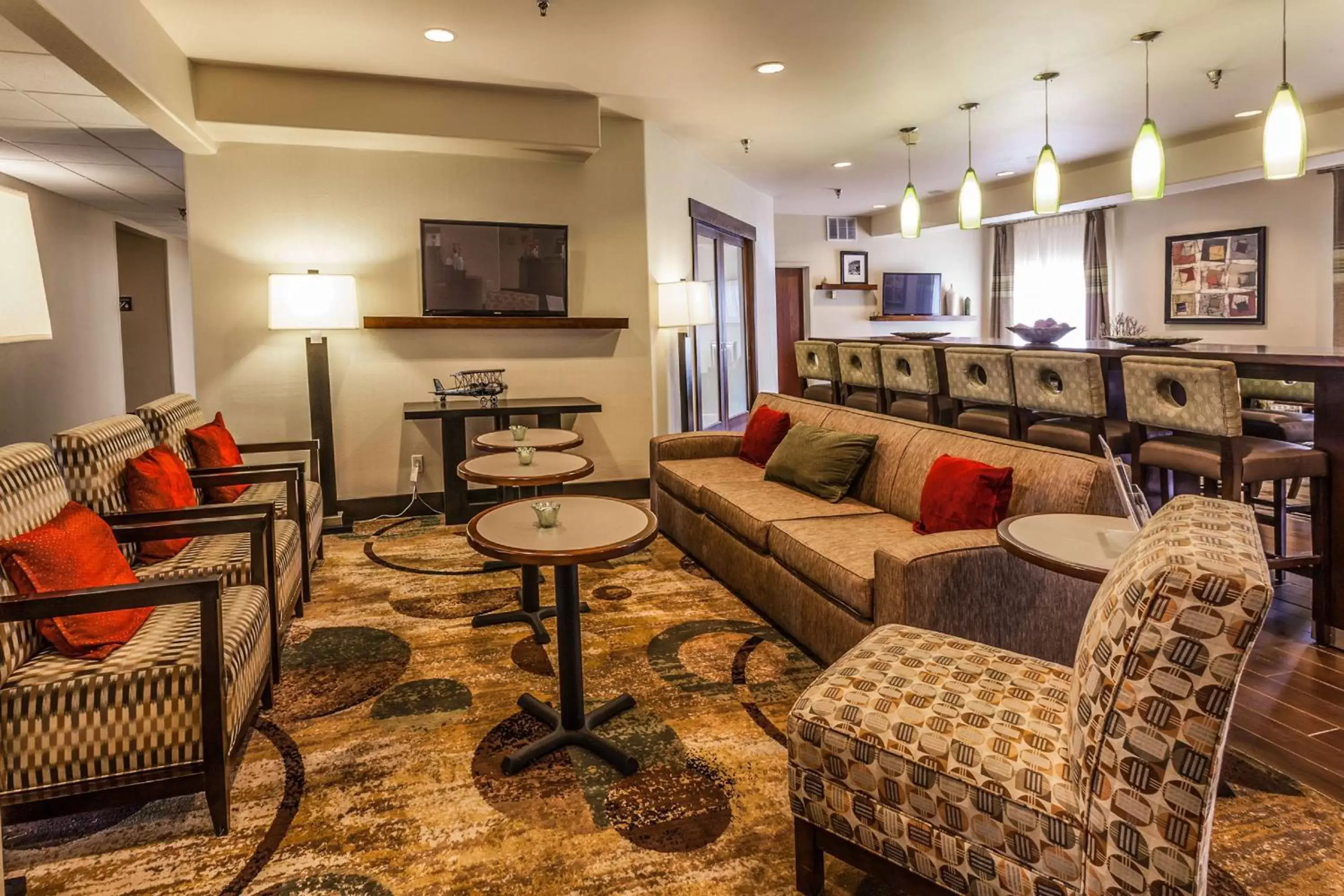 Lobby or reception, Seating Area in Hampton Inn Colorado Springs-Airport