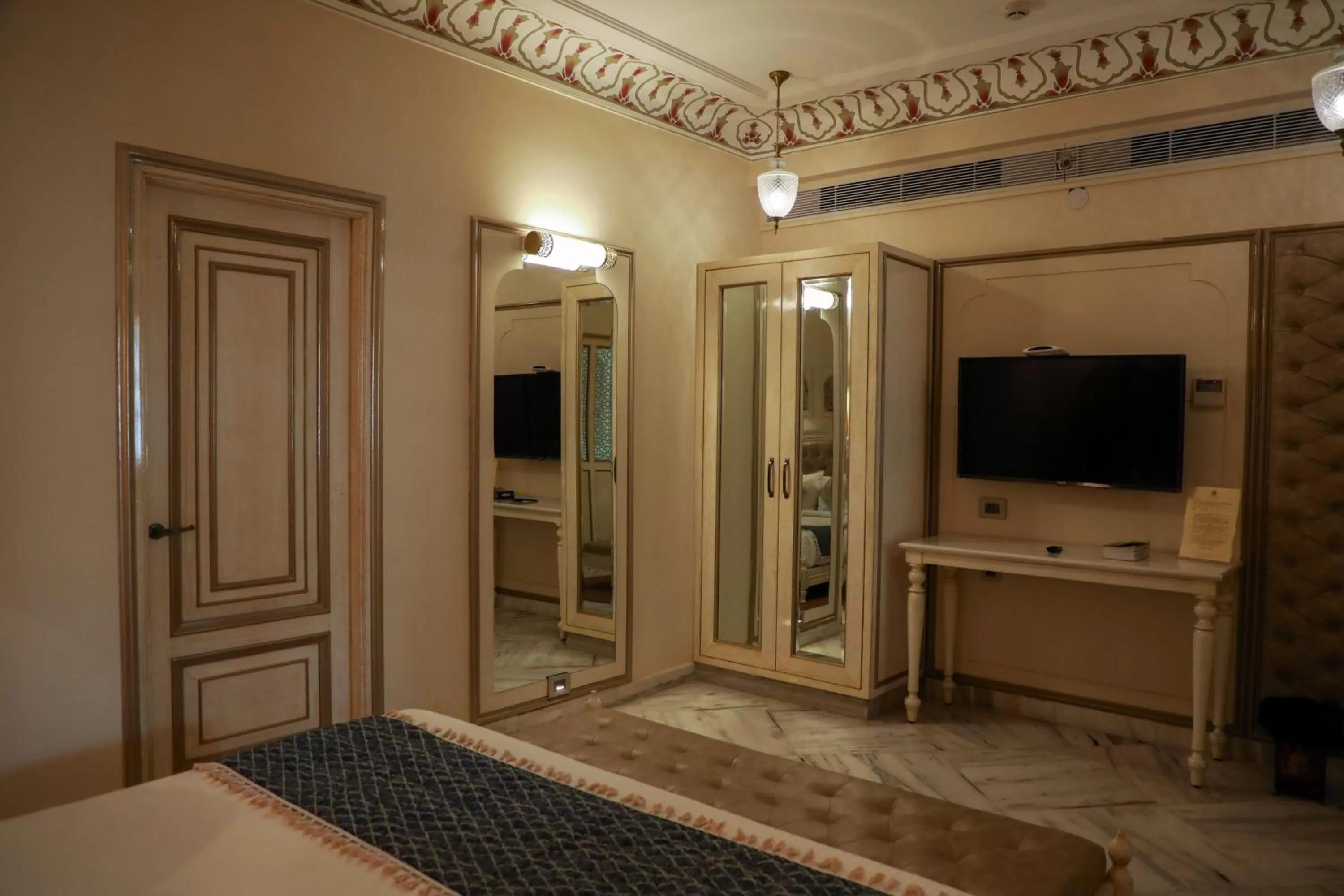 Bedroom in Laxmi Palace Heritage Boutique Hotel