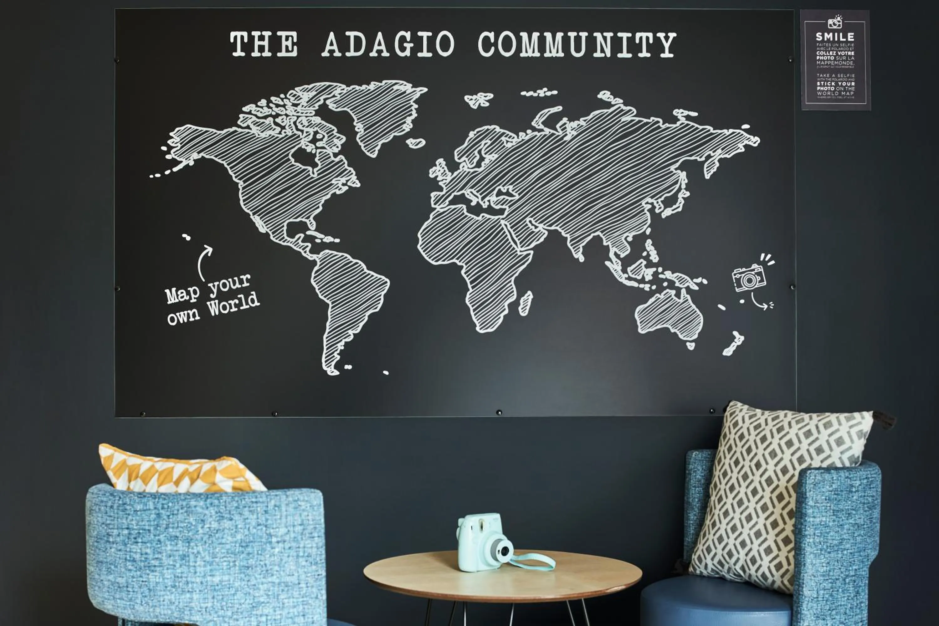 Decorative detail in Aparthotel Adagio Access Paris Saint-Denis Pleyel