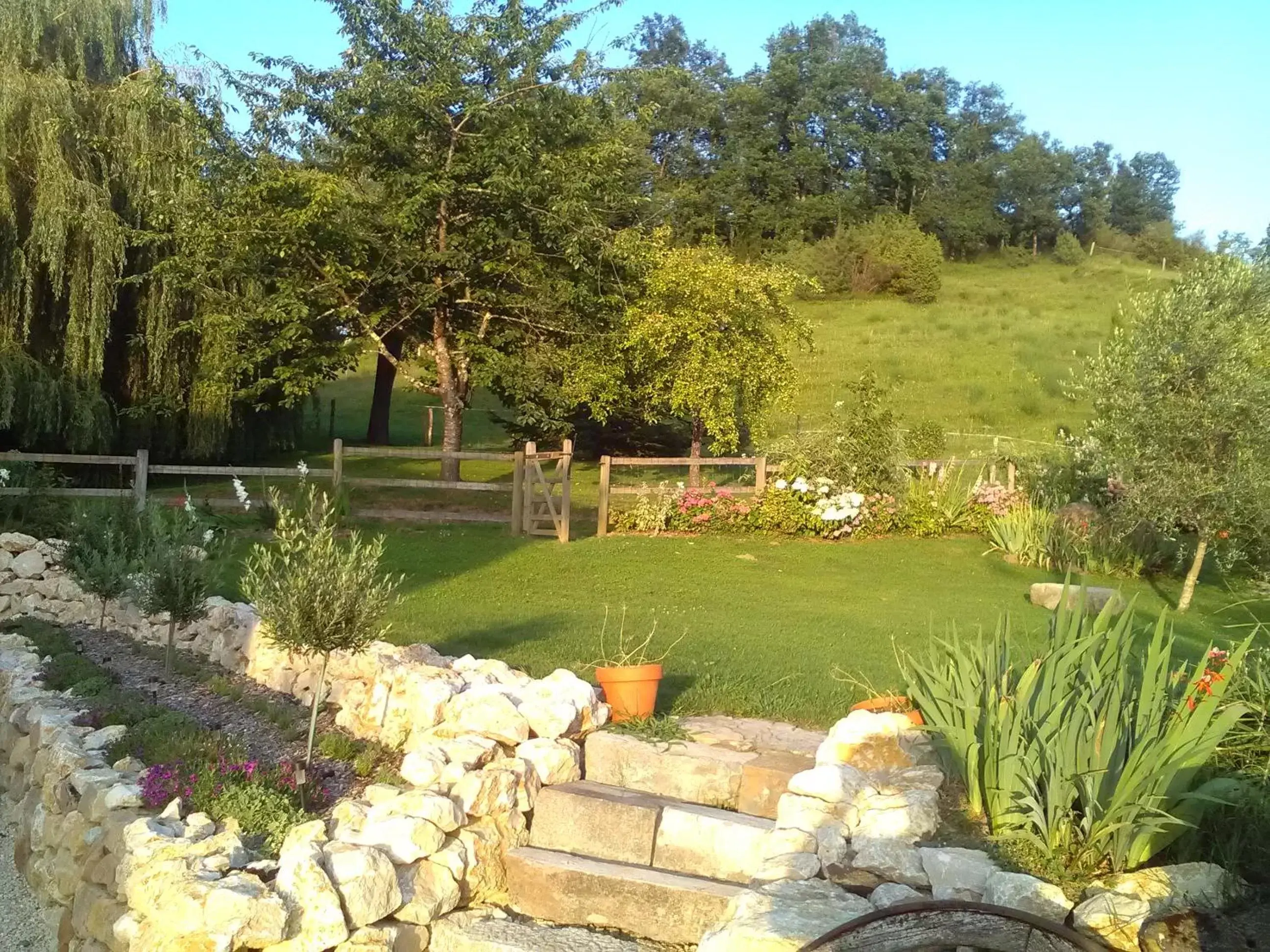 Garden in Chambres d'hôtes St Jacques Adults only