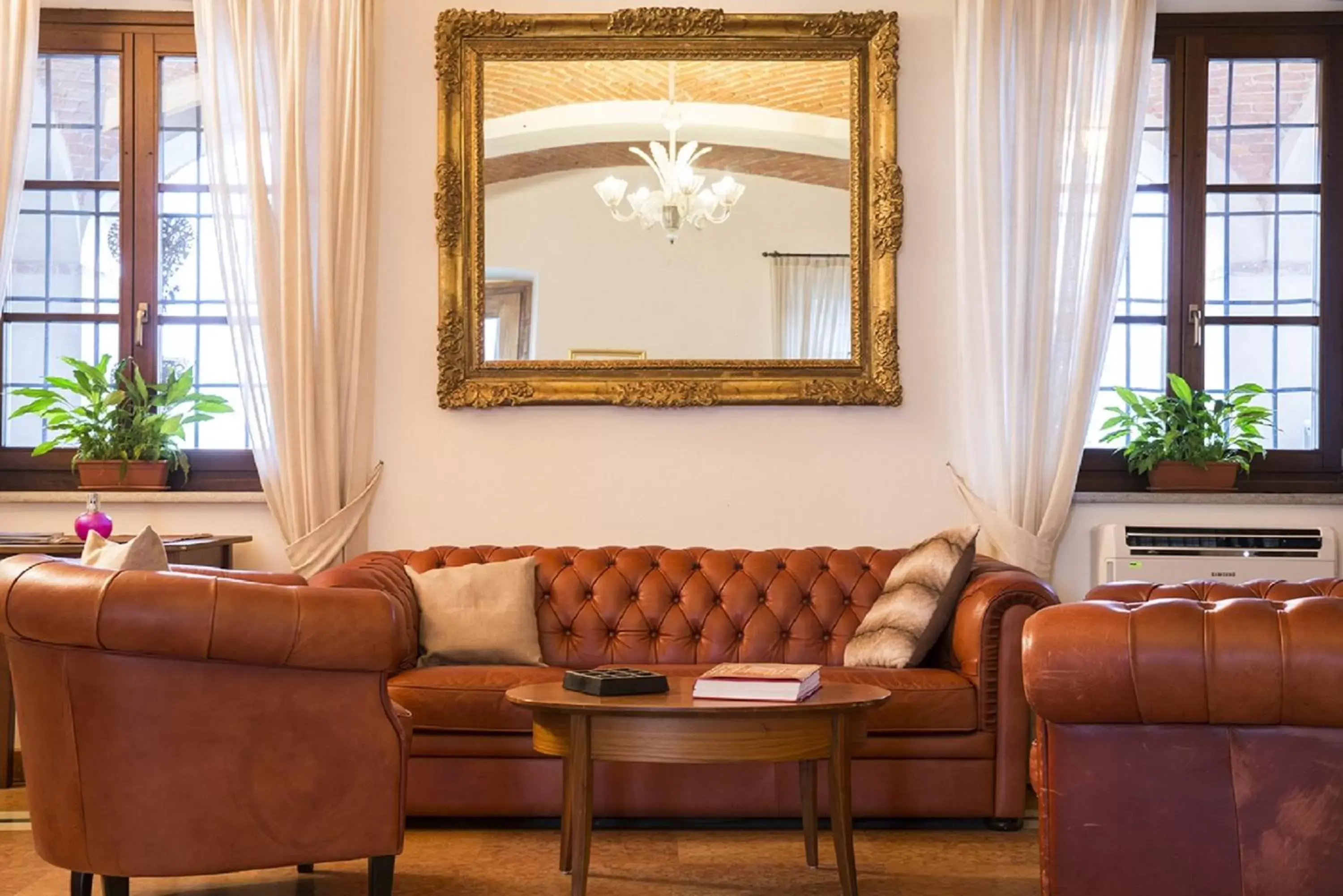 Lobby or reception, Seating Area in Albergo La Corte Albertina