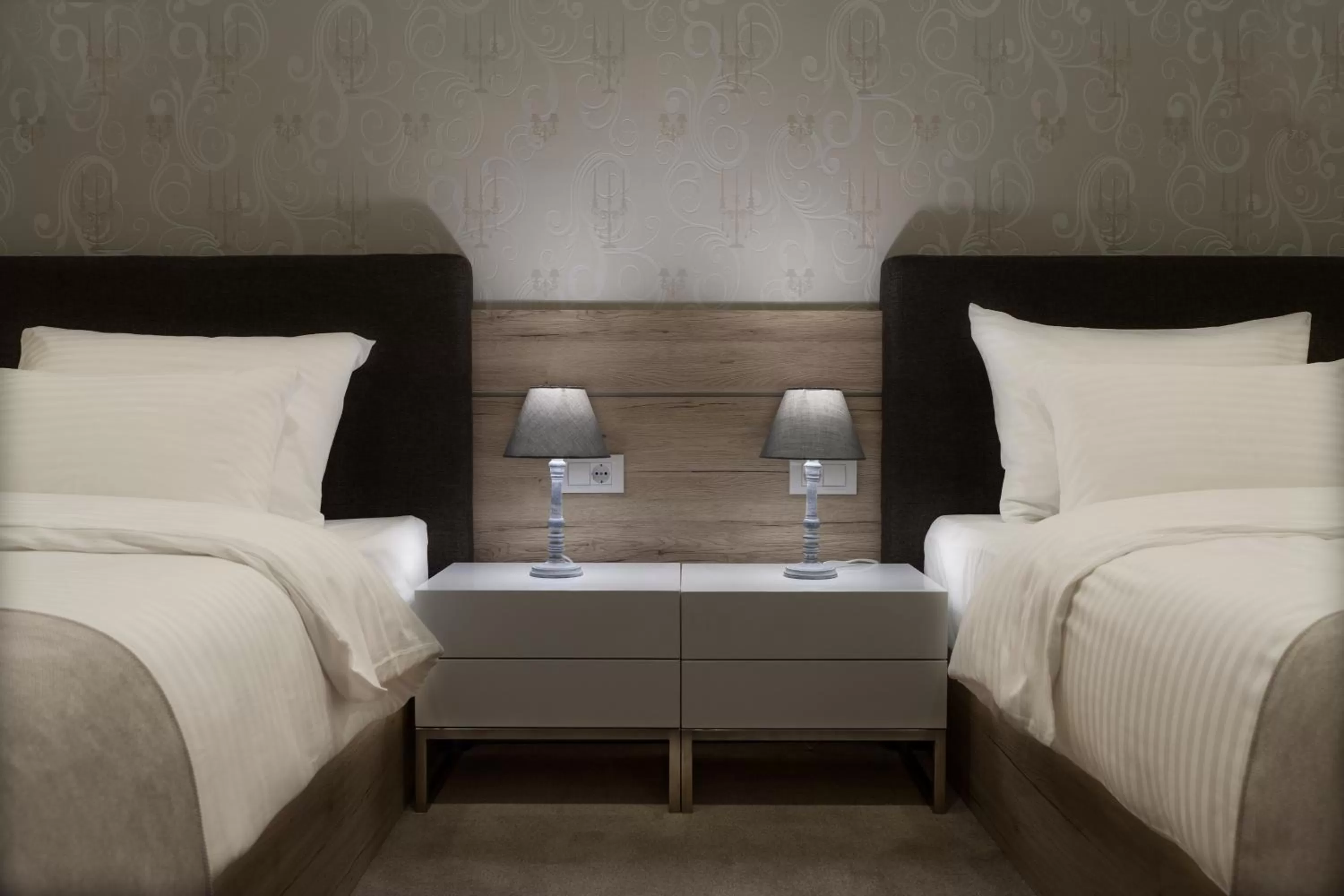 Decorative detail, Bed in IG Hotel