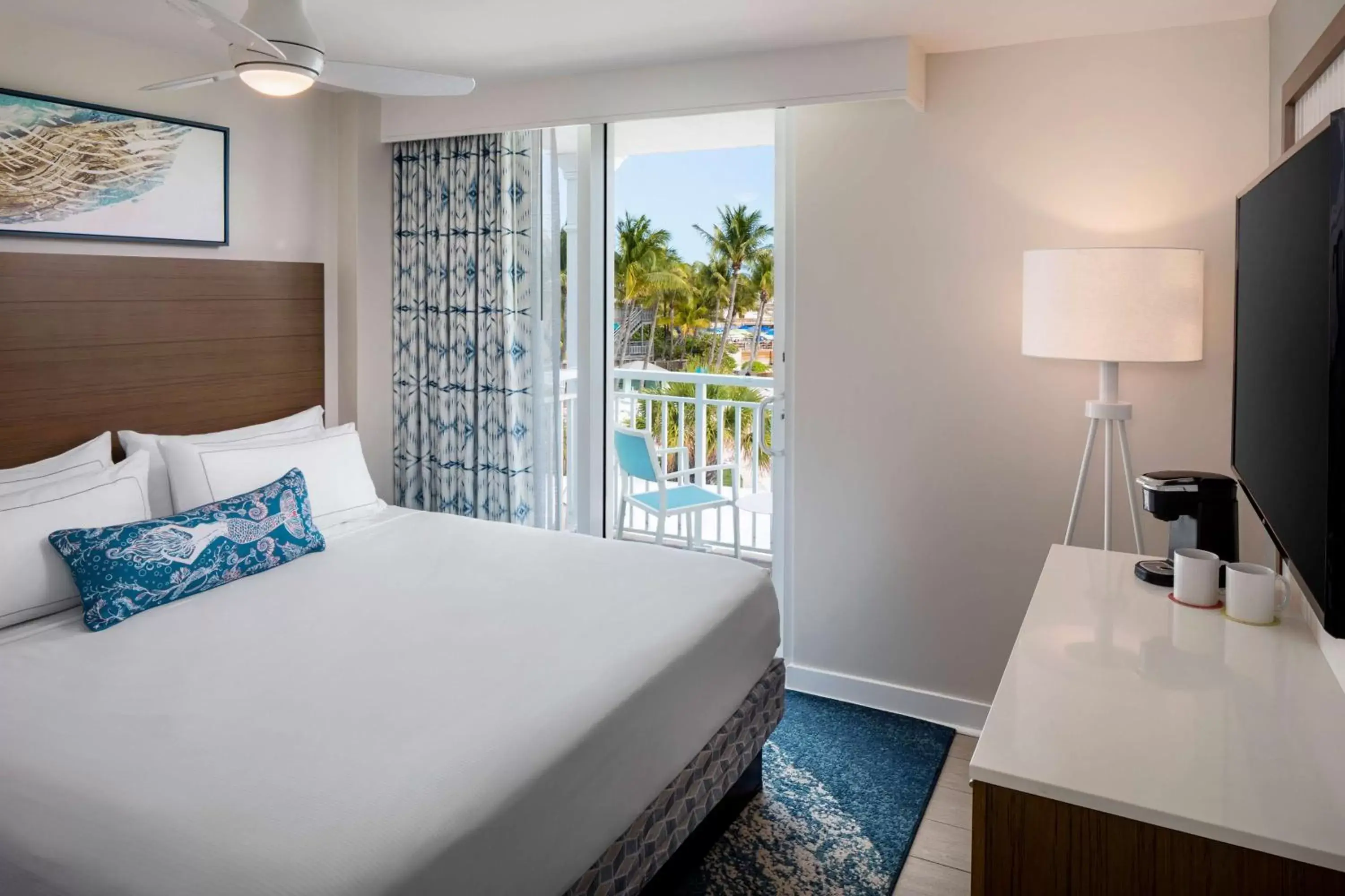 Bed in The Reach Key West, Curio Collection by Hilton