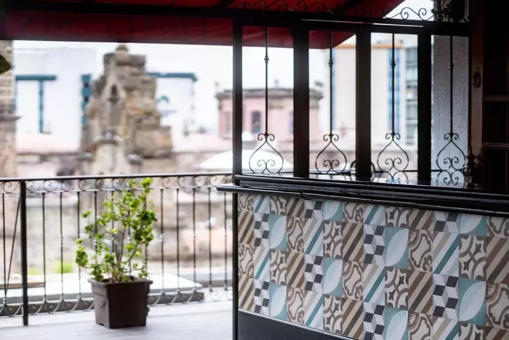 Balcony/Terrace in Hotel Santiago De Compostela - Guadalajara Centro Historico