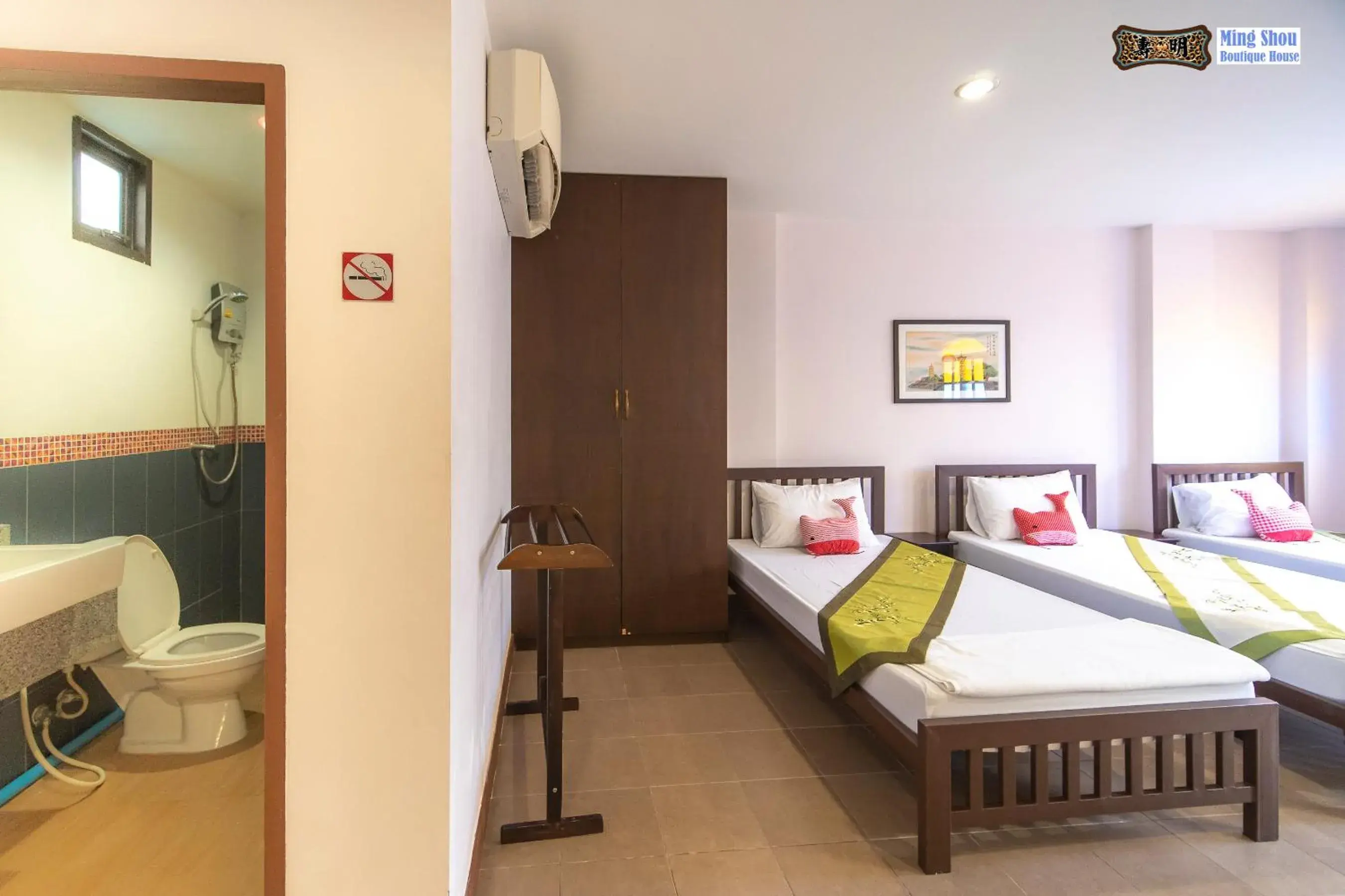 Bed in Ming Shou Boutique House Bed in Ming Shou Boutique House