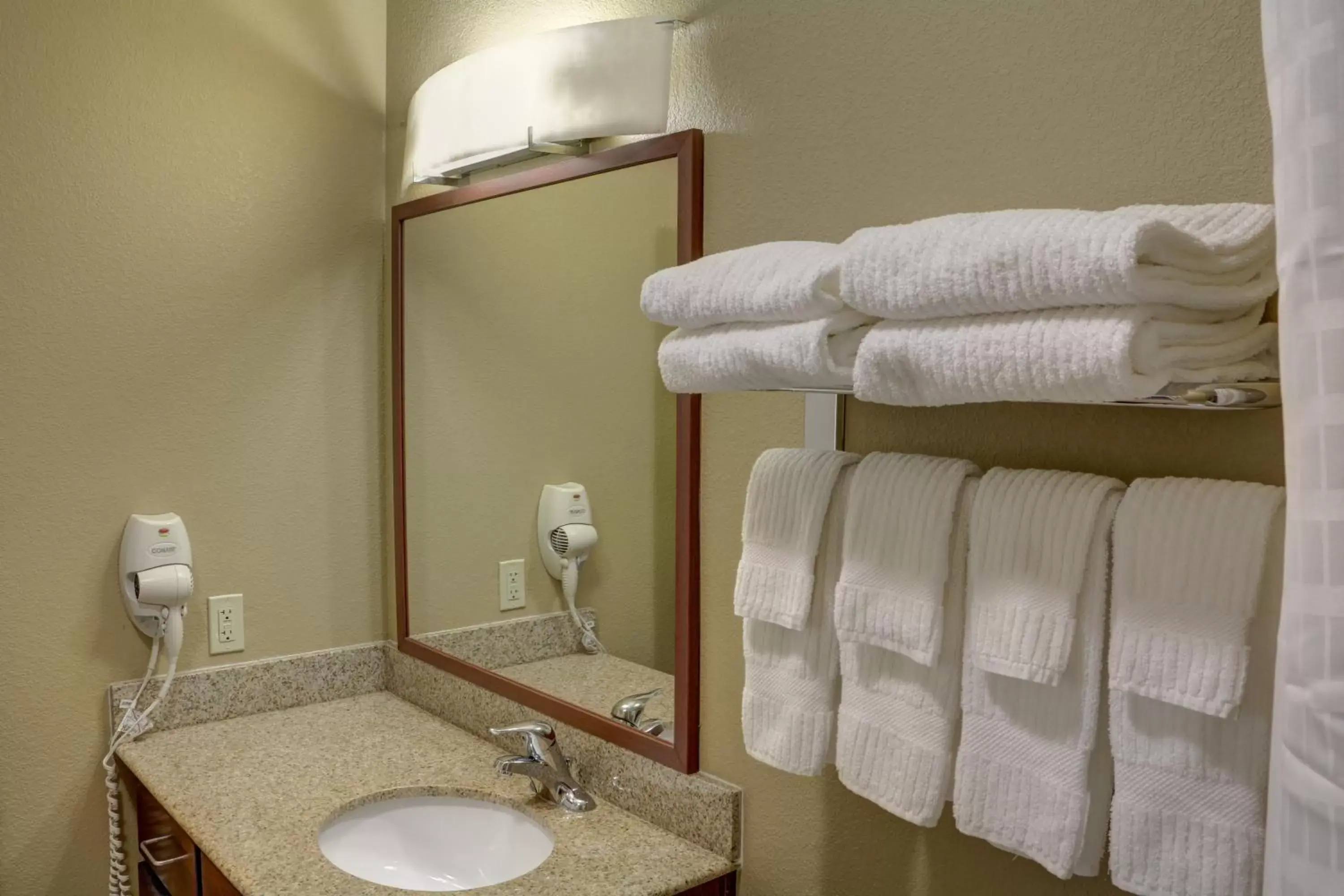 Bathroom in Candlewood Suites Texarkana, an IHG Hotel
