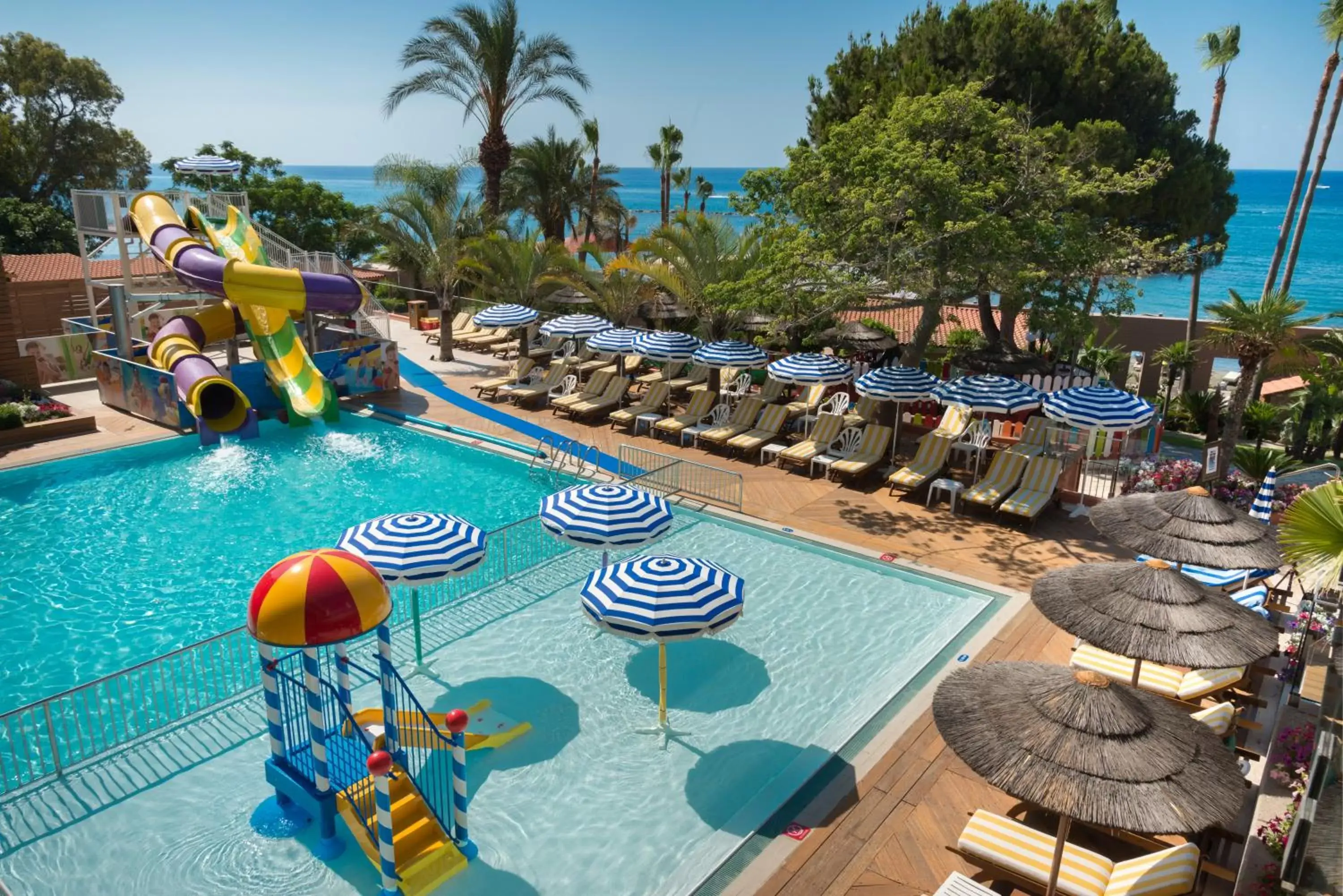 Swimming pool, Water Park in Amathus Beach Hotel Limassol
