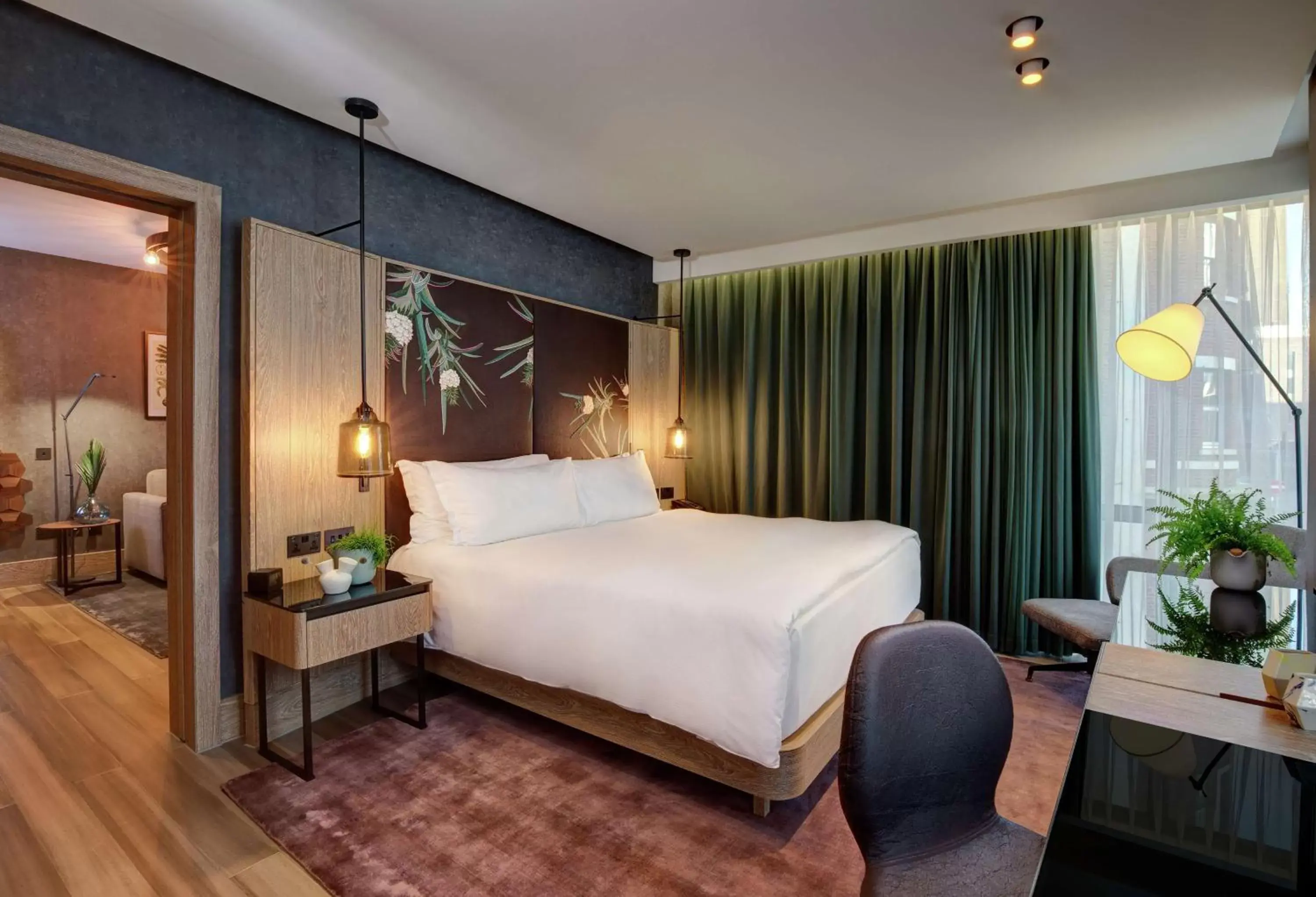 Bedroom, Bed in Hilton London Bankside