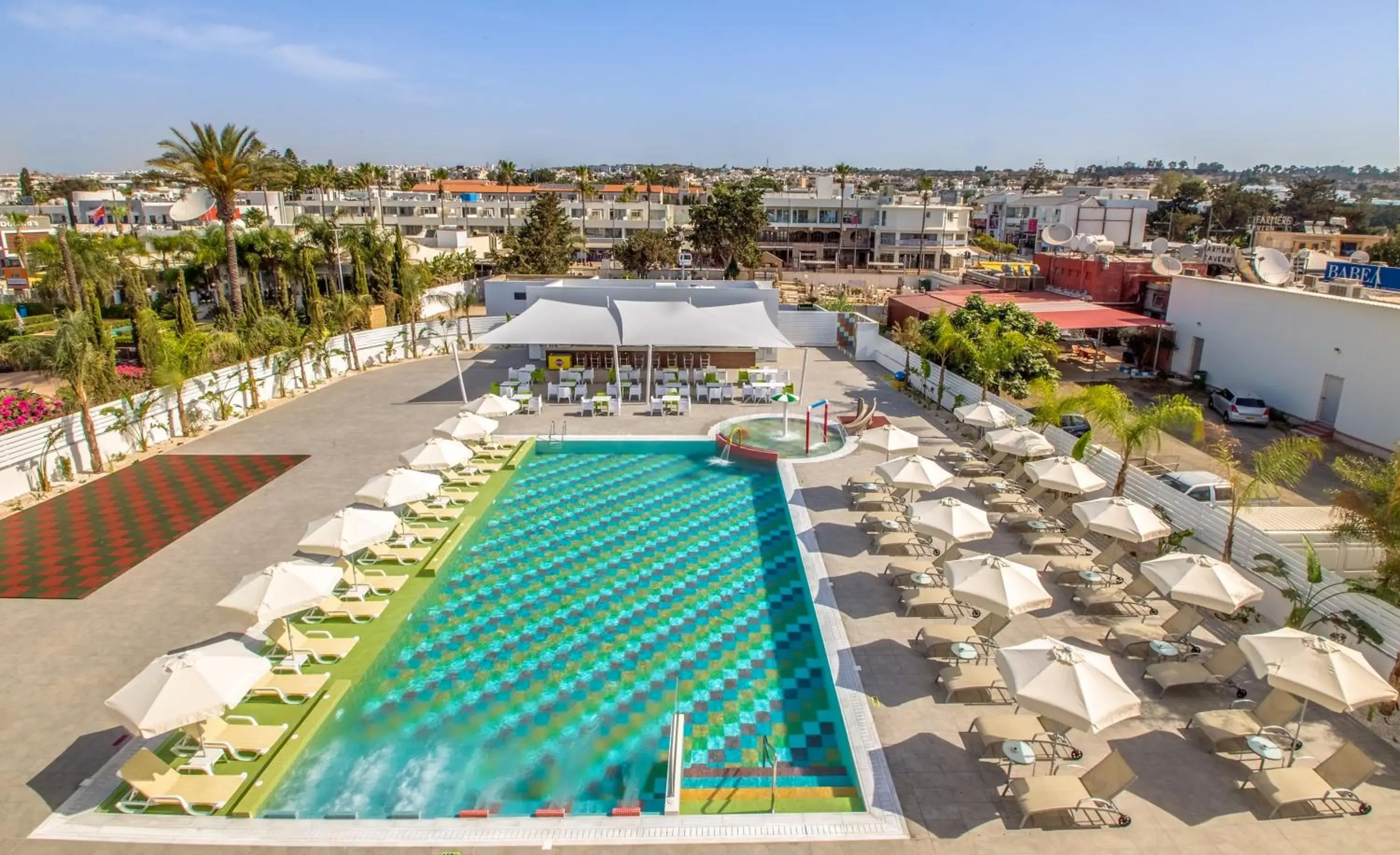 Pool View in Nicholas Color Hotel