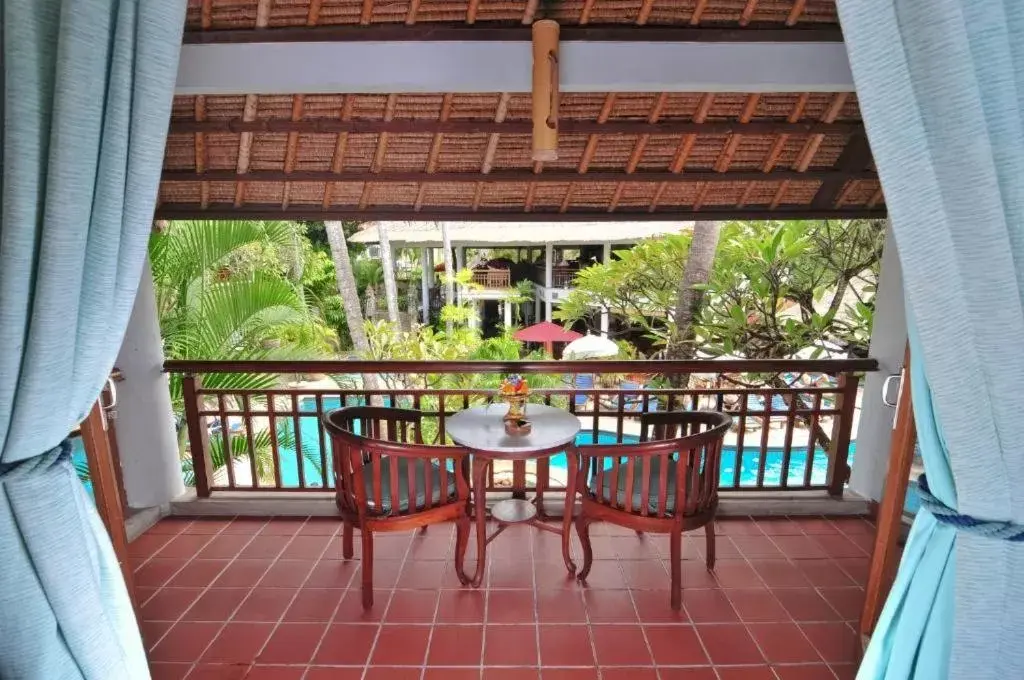 Patio, Balcony/Terrace in Sativa Sanur Cottages