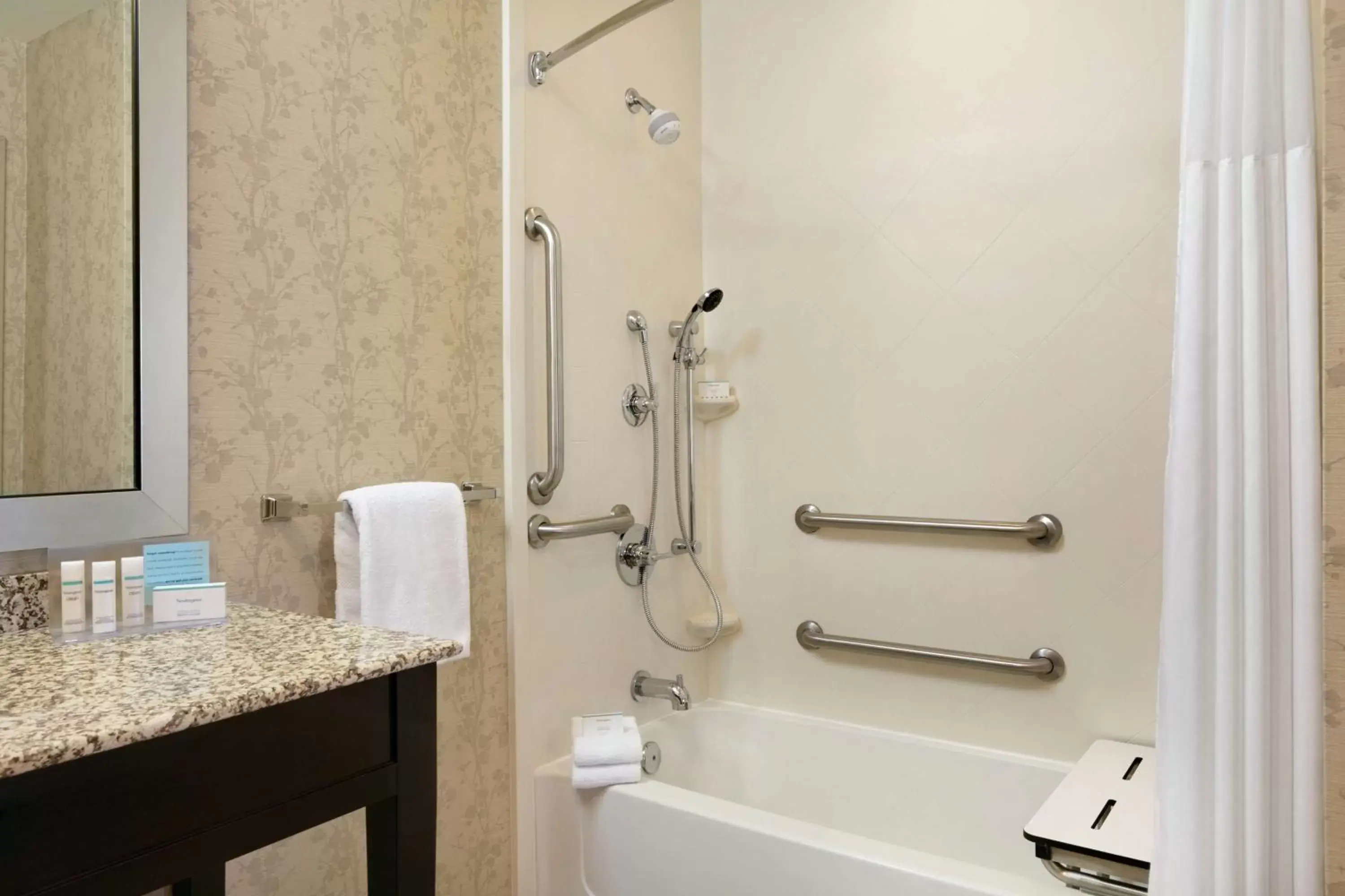 Bathroom in Hampton Inn and Suites Parkersburg Downtown