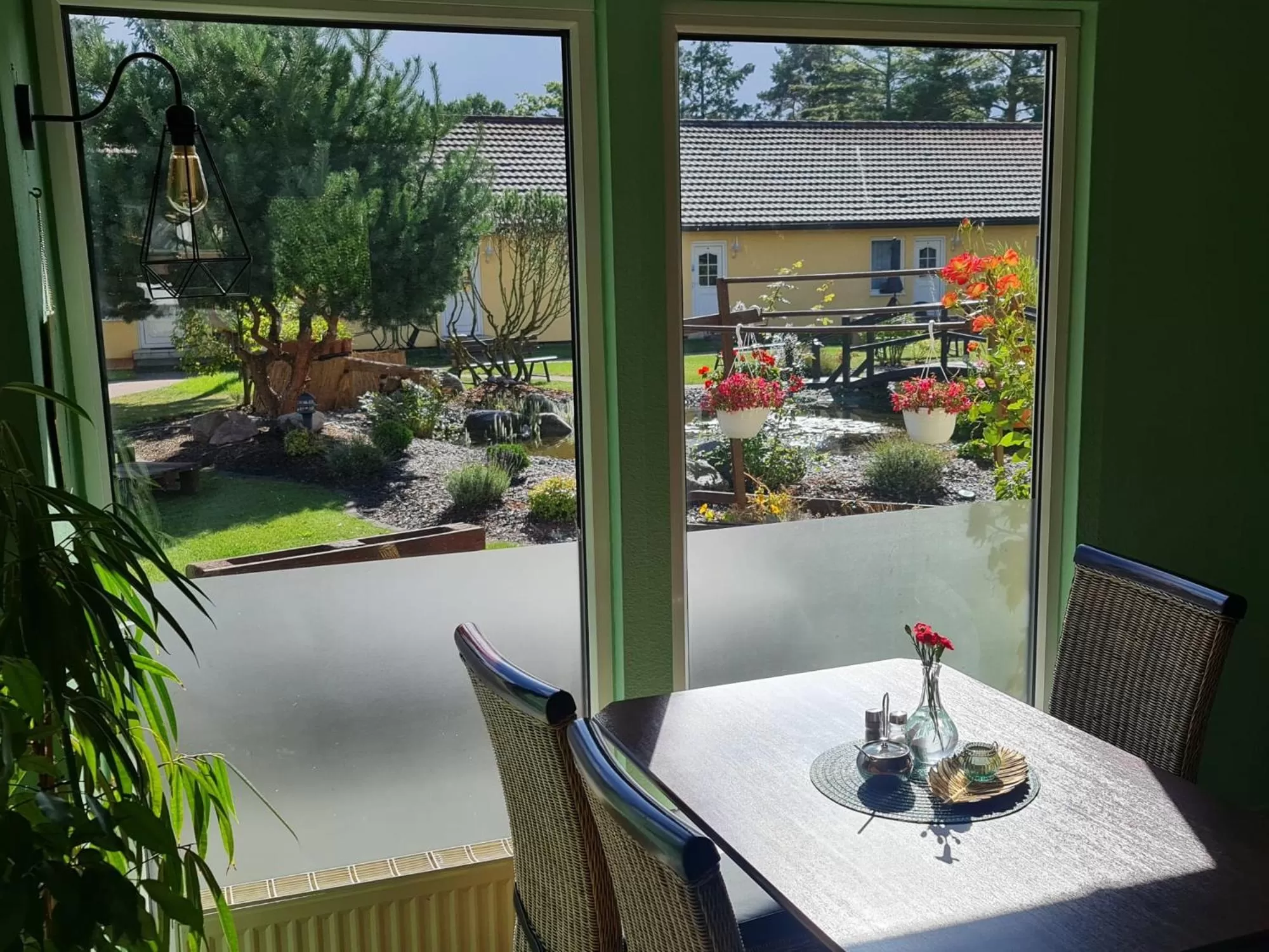 Garden view in Hotel Pommerscher Hof