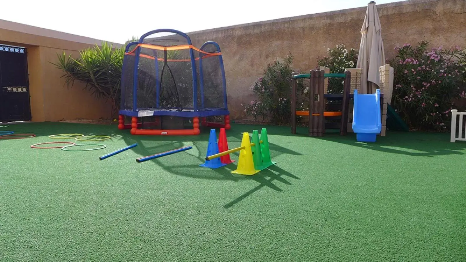 Children play ground, Children's Play Area in Hotel Villa Lampedusa