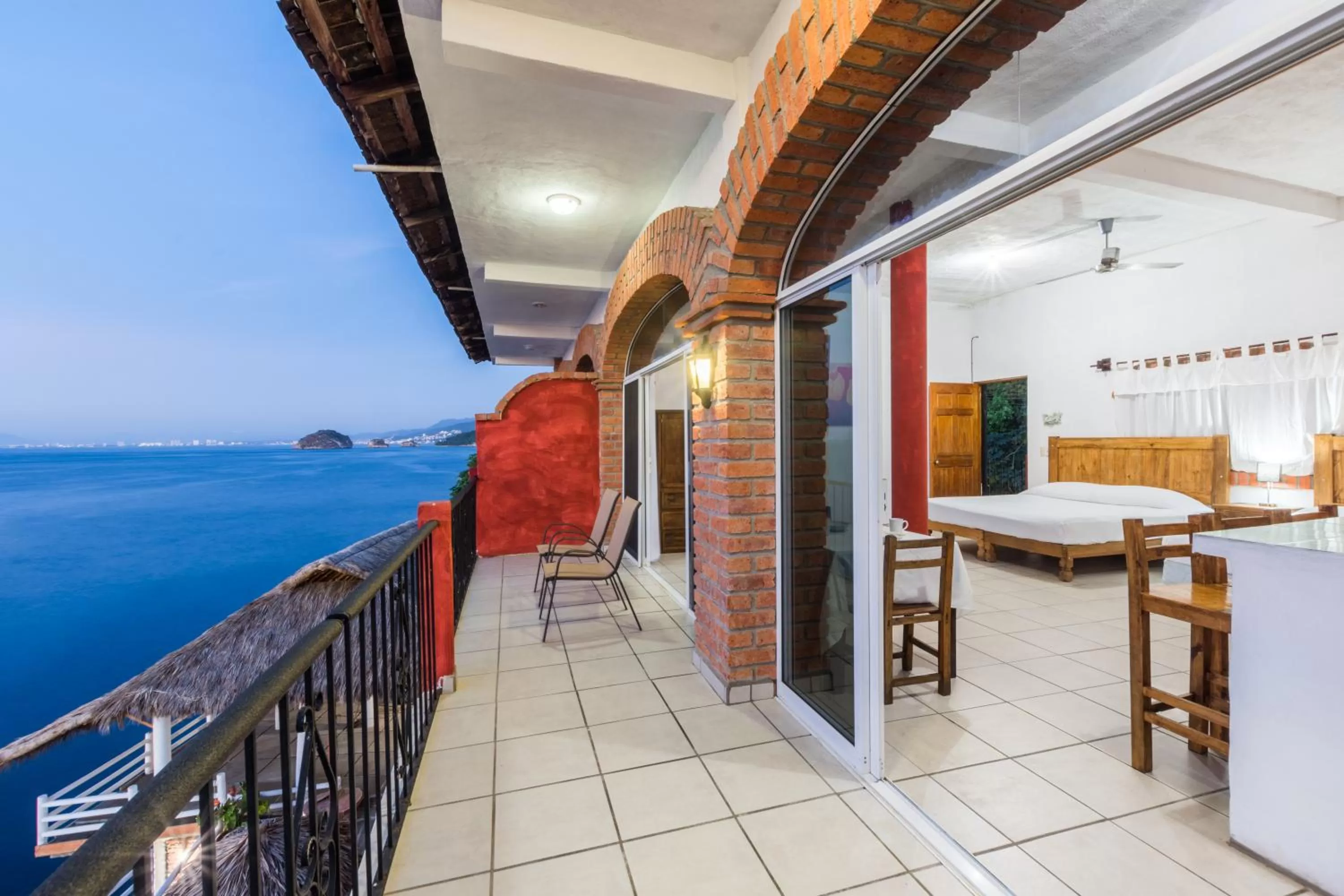 Balcony/Terrace in Traditional Sierra Leon Oceanfront Rooms - Adults Only