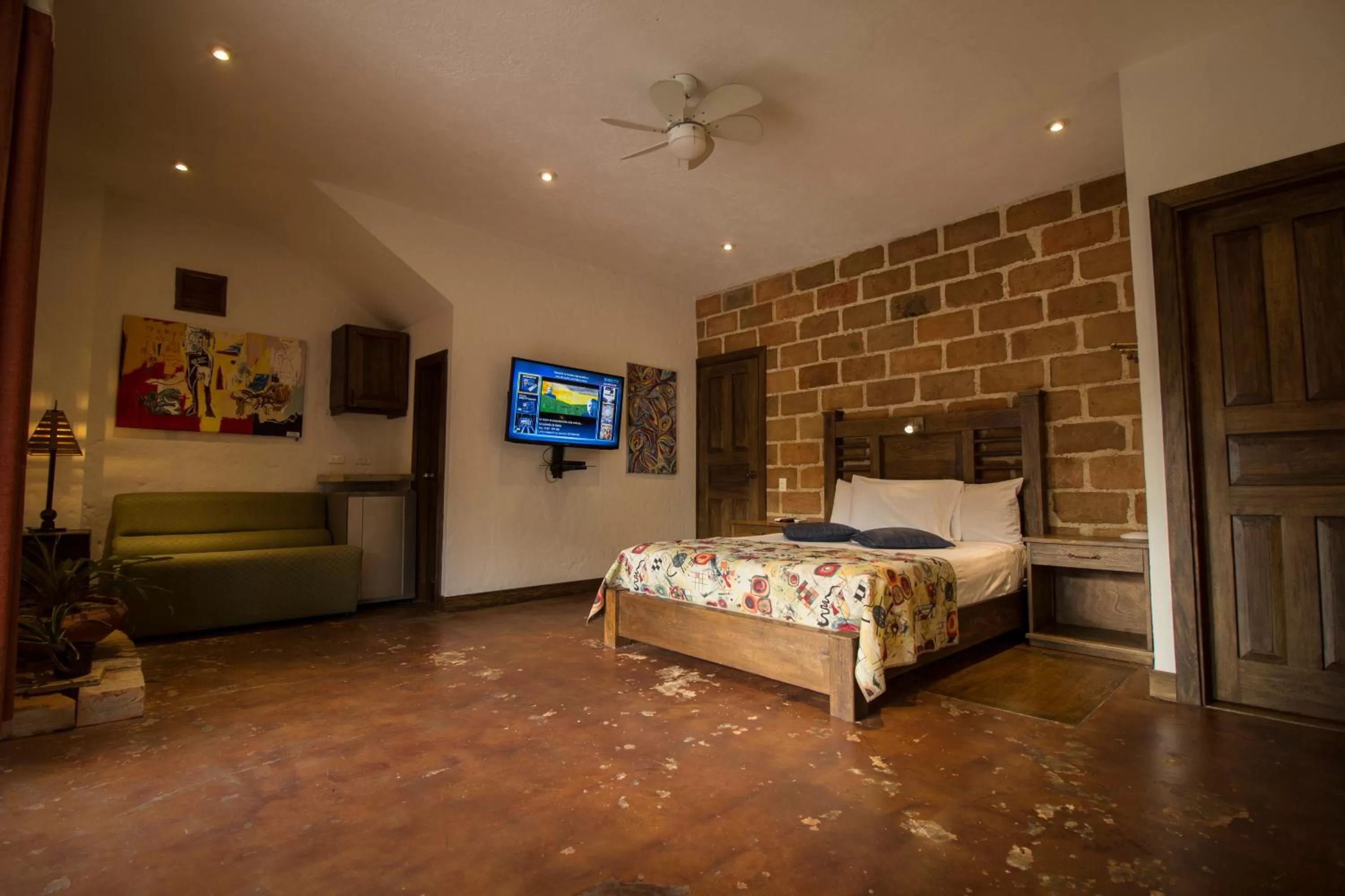 Bedroom, Bed in Casa Del Reloj