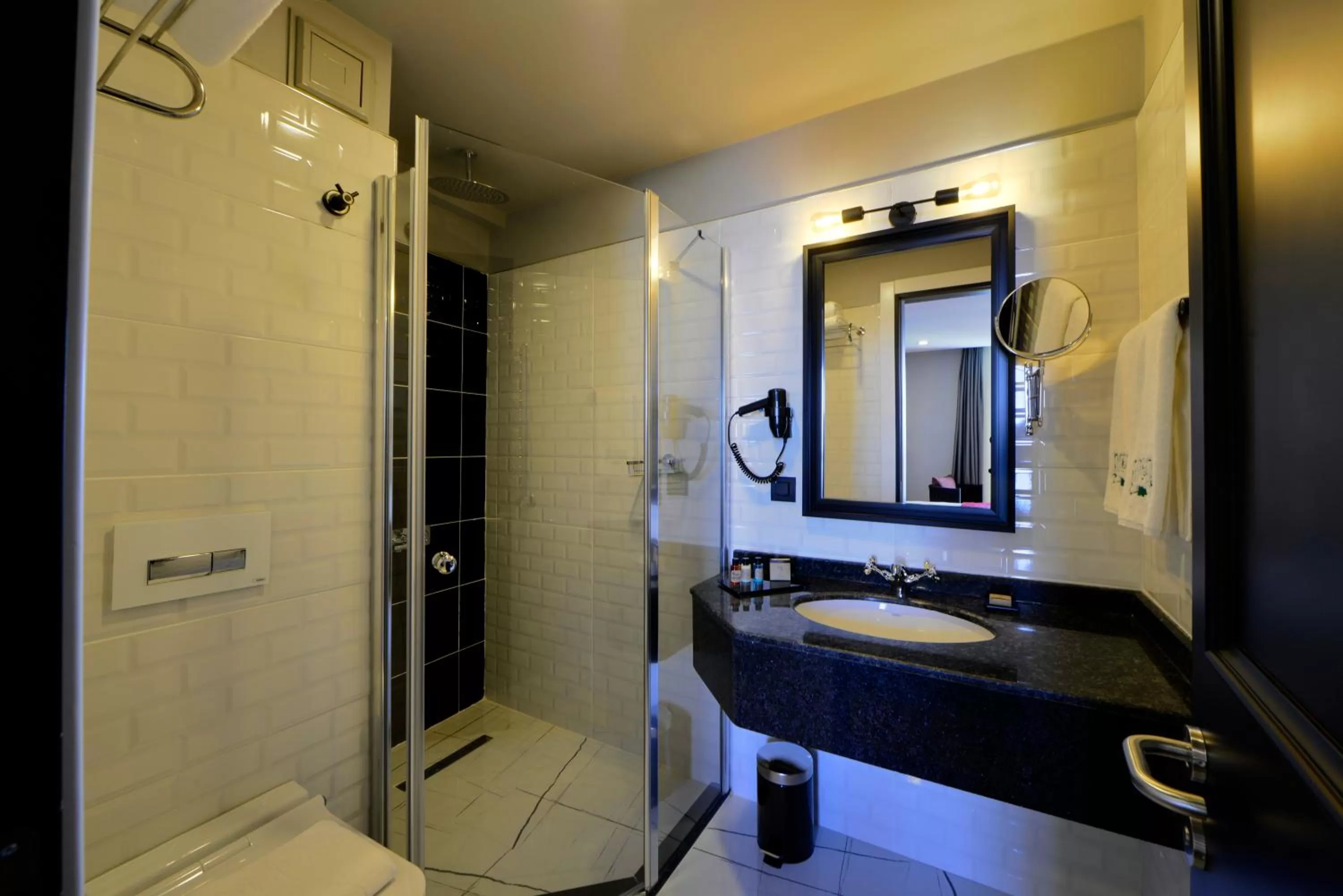 Bathroom in Hotel Poem