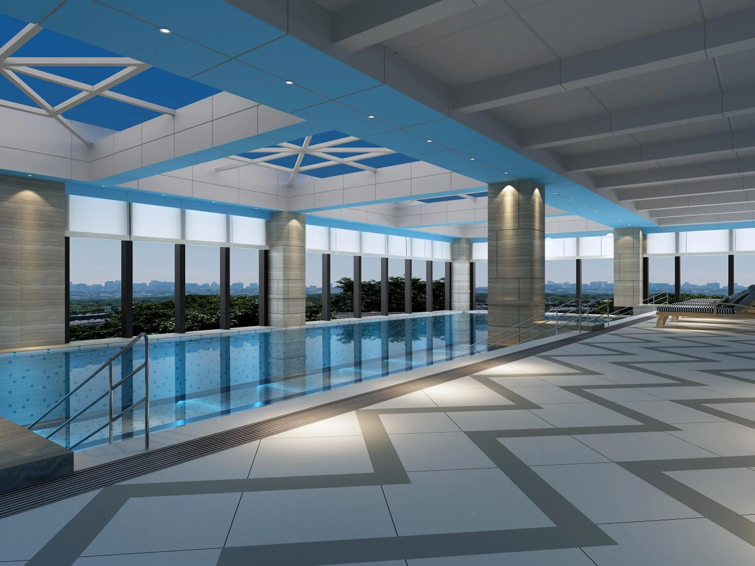 Swimming pool in Paradox Kunshan