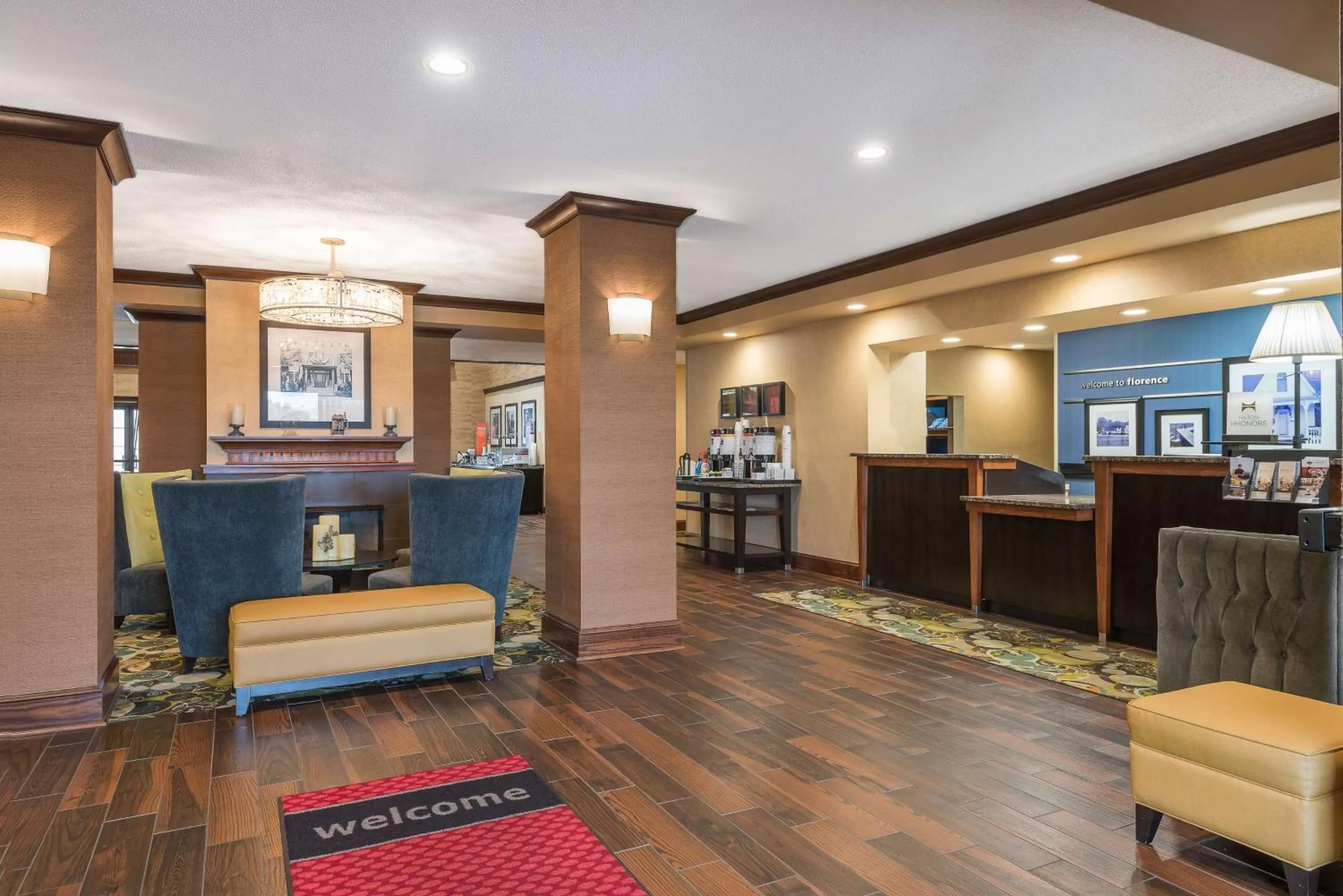 Lobby or reception in Hampton Inn & Suites Florence Center