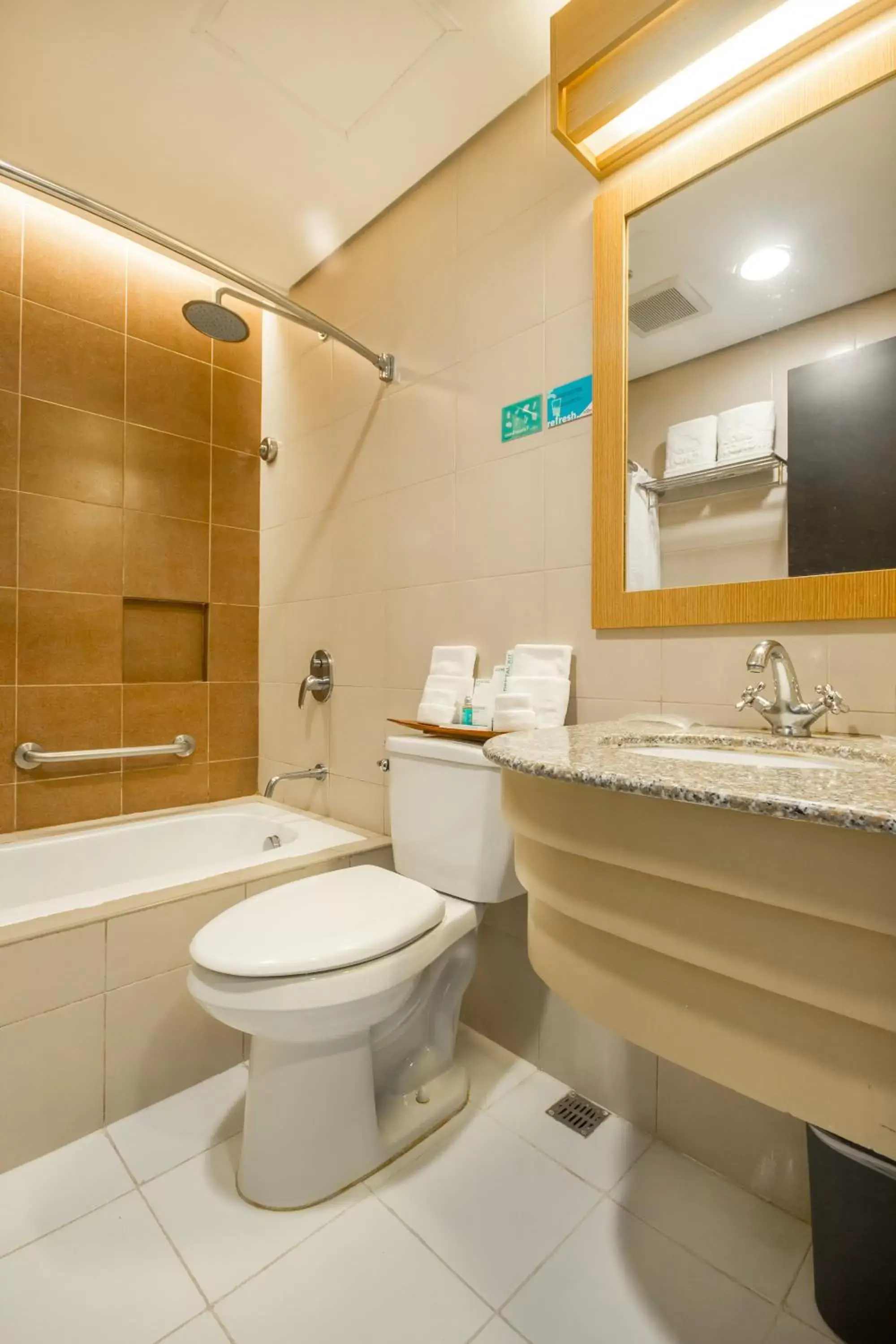 Bathroom in Microtel by Wyndham South Forbes