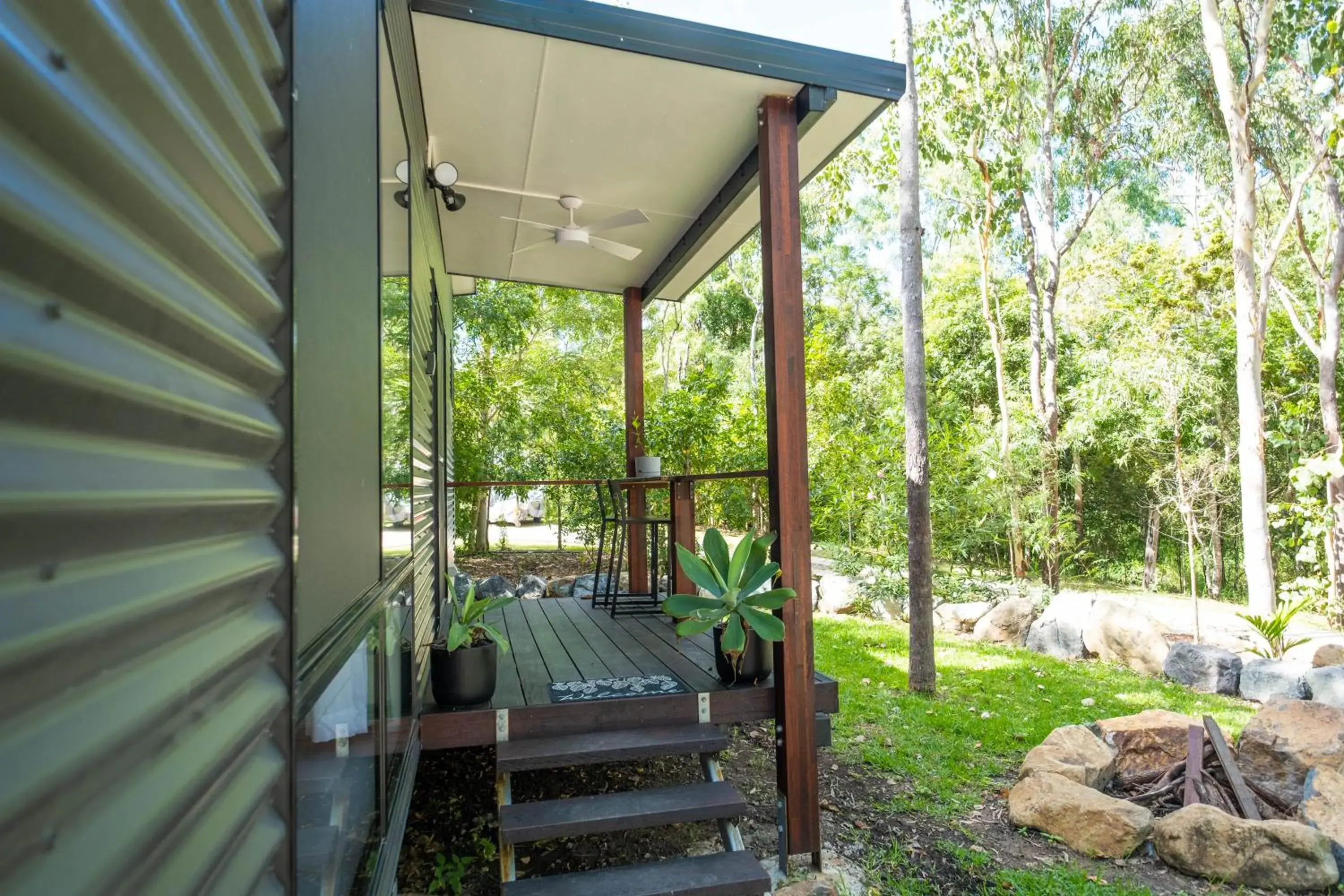 Balcony/Terrace in Airlie Beach Eco Cabins - Adults Only