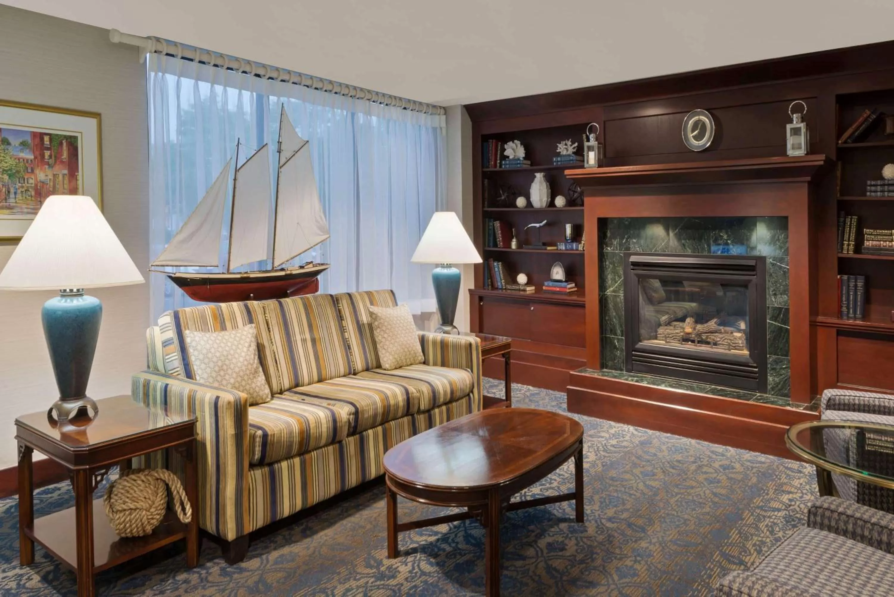 Seating area in Ramada by Wyndham Boston