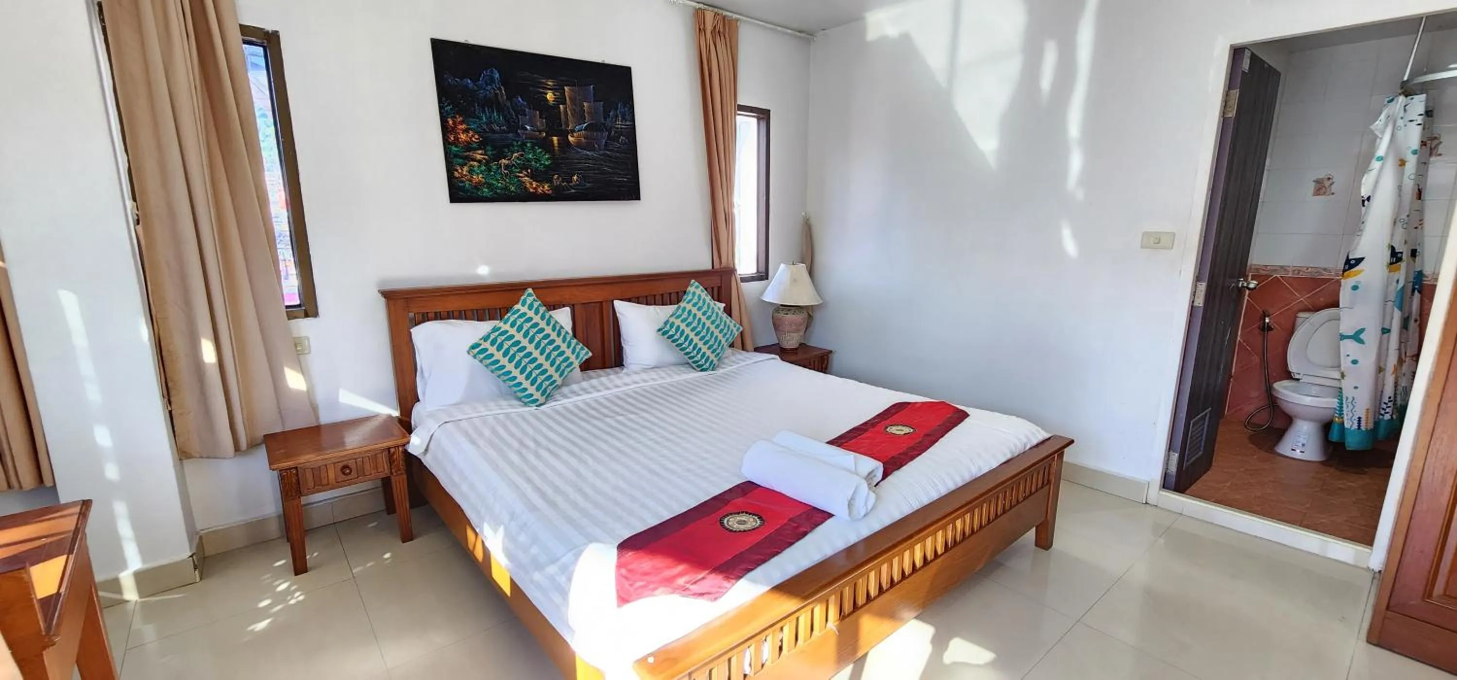 Bed in Royal Sweet Hotel