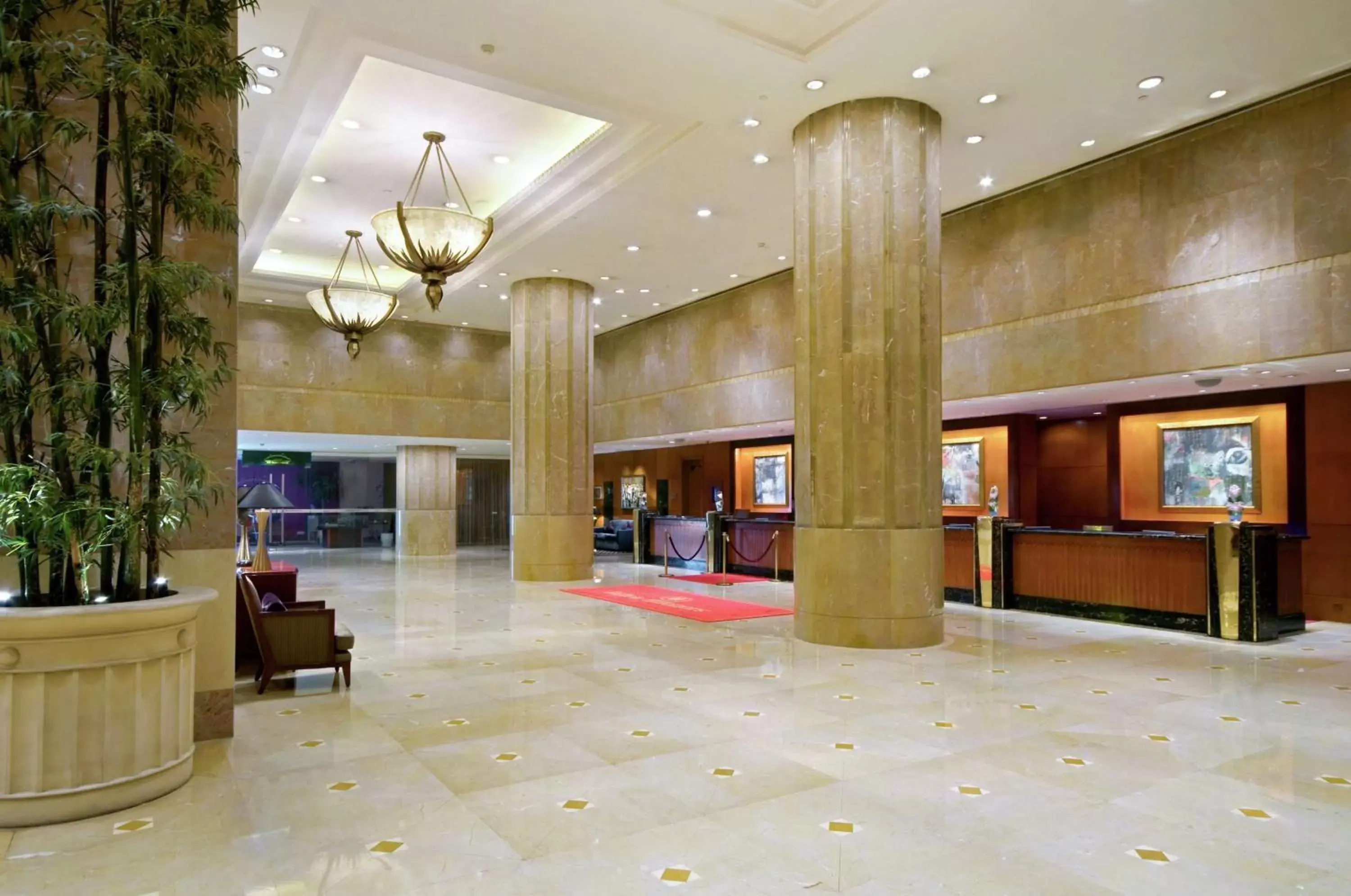 Lobby or reception in Hilton Chongqing Lobby or reception in Hilton Chongqing