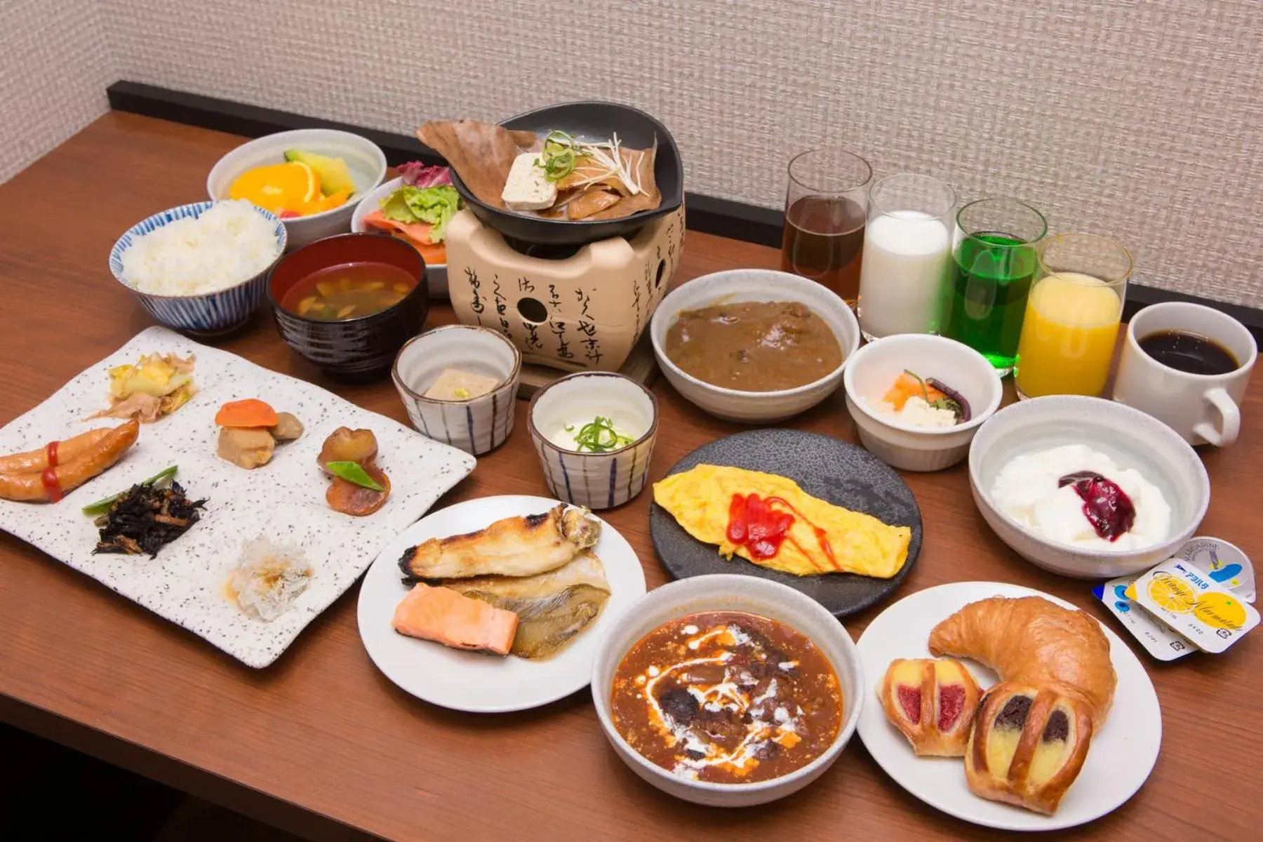 Breakfast in Hotel Kuretakeso Takayama Ekimae