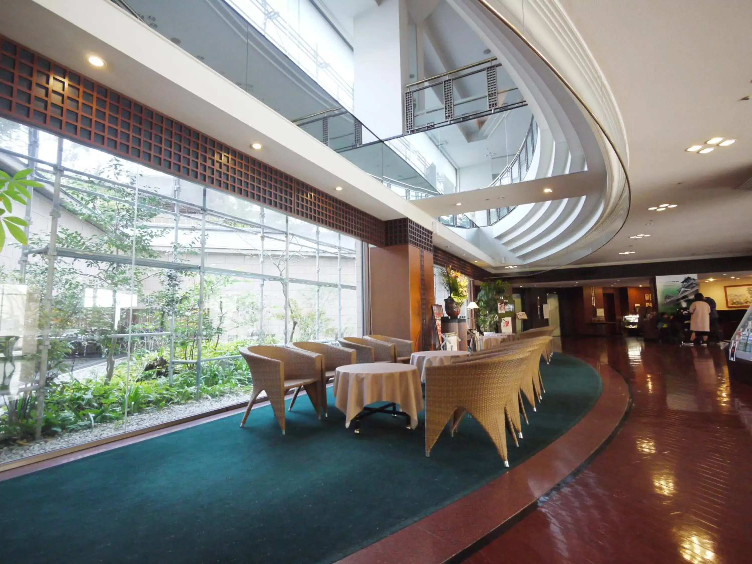 Lobby or reception in Ark Hotel Kumamotojo Mae -ROUTE INN HOTELS-