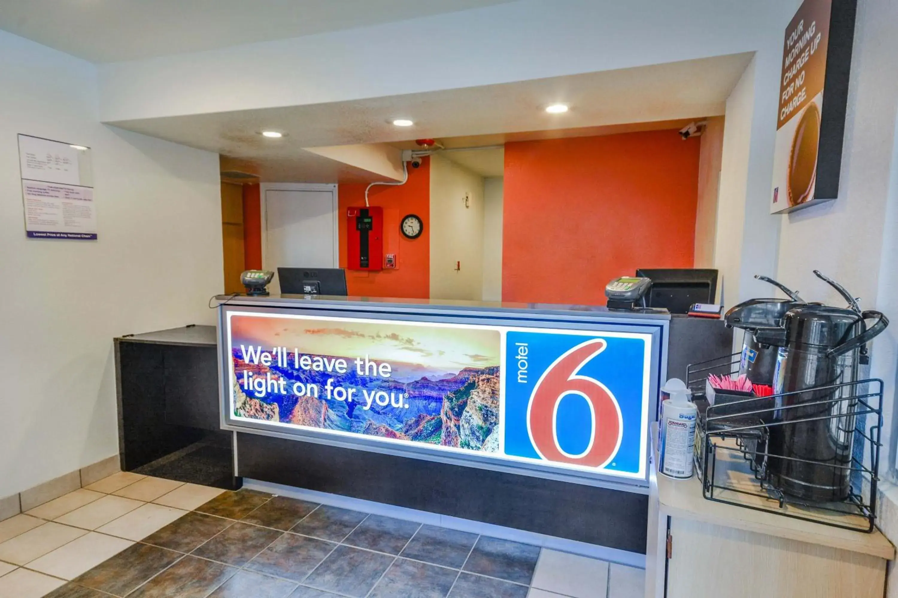 Lobby or reception in Motel 6-Huntsville, TX