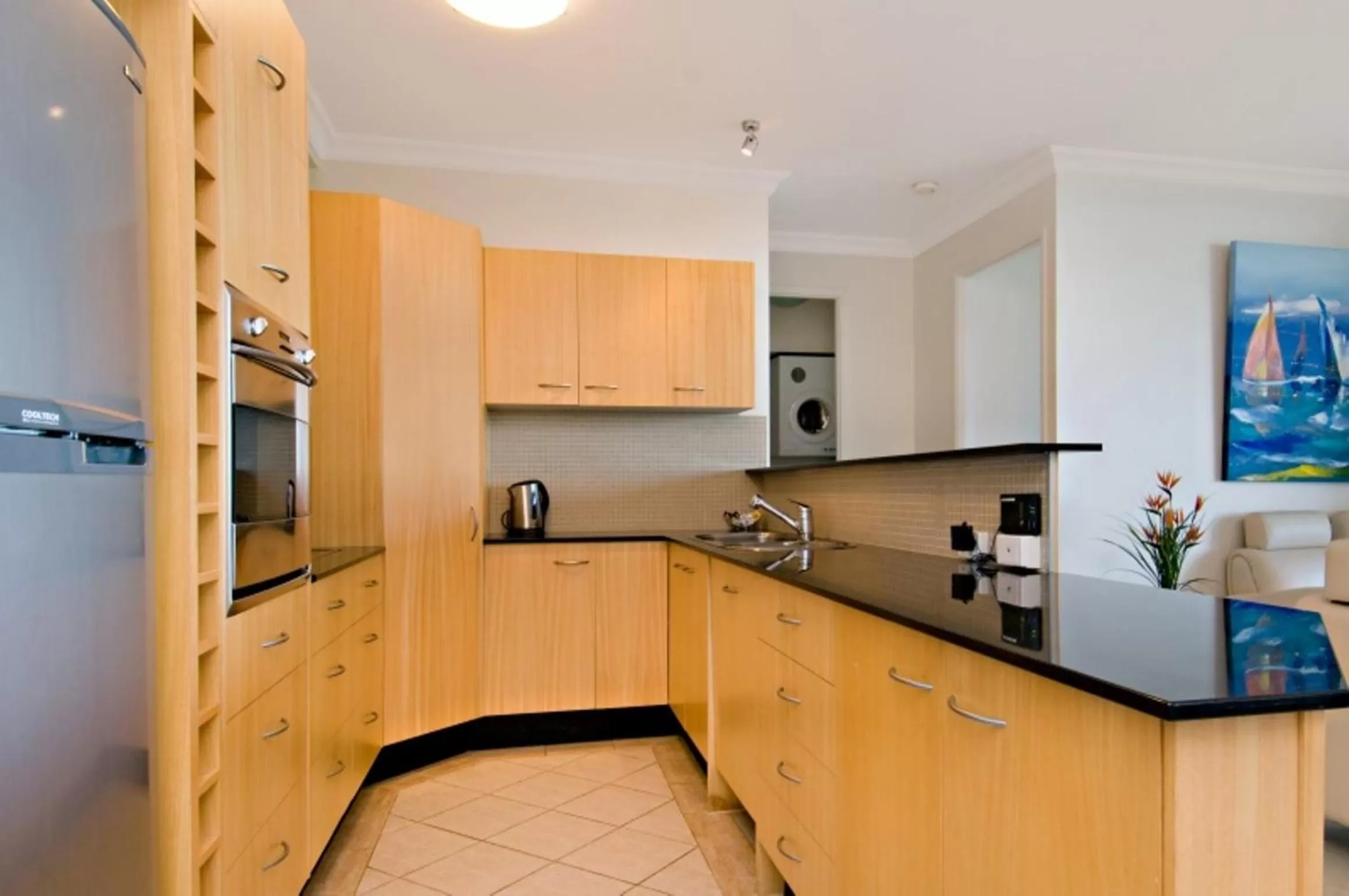 Kitchen or kitchenette in Santorini Twin Waters