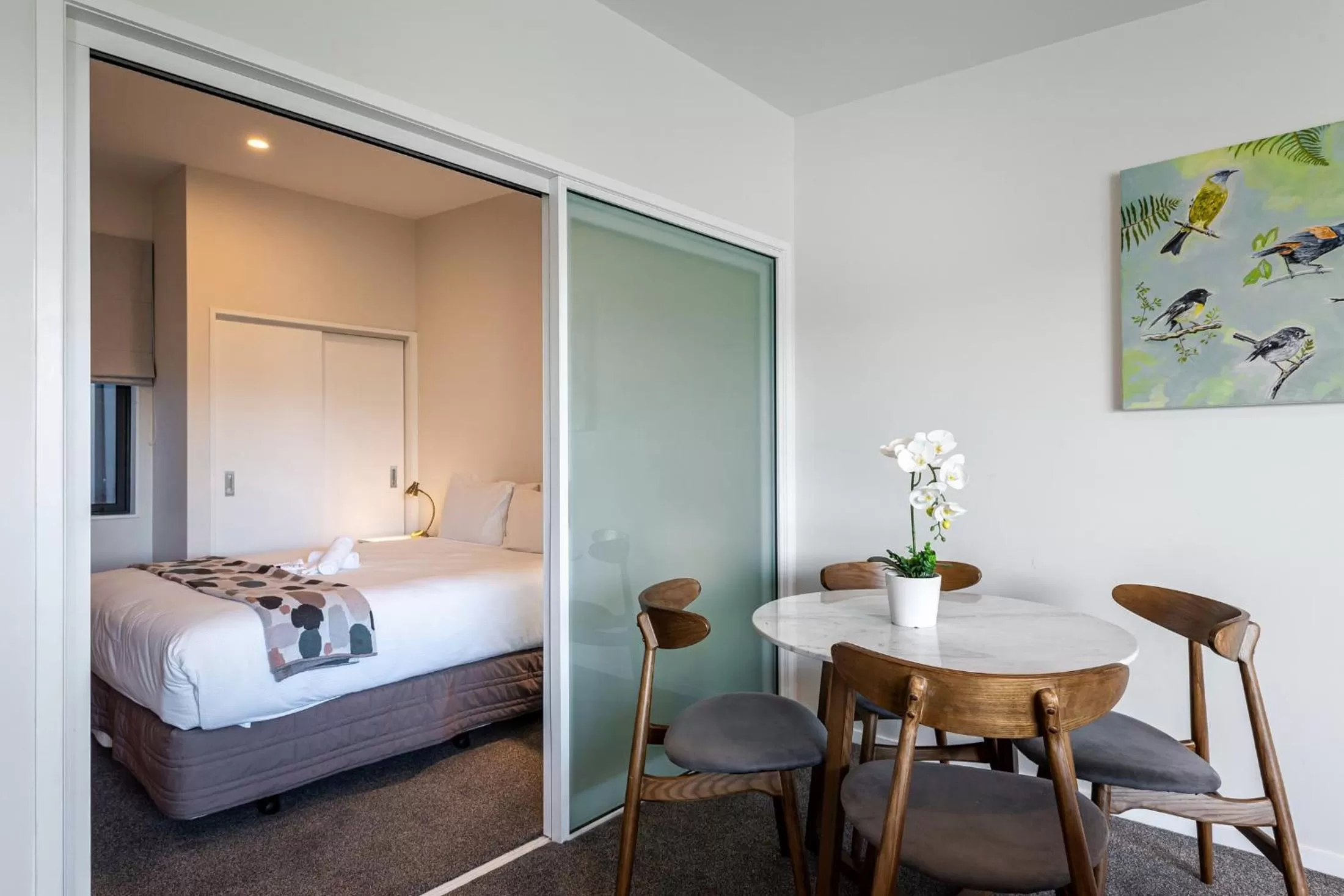 Bed in FERNZ Motel & Apartments Birkenhead