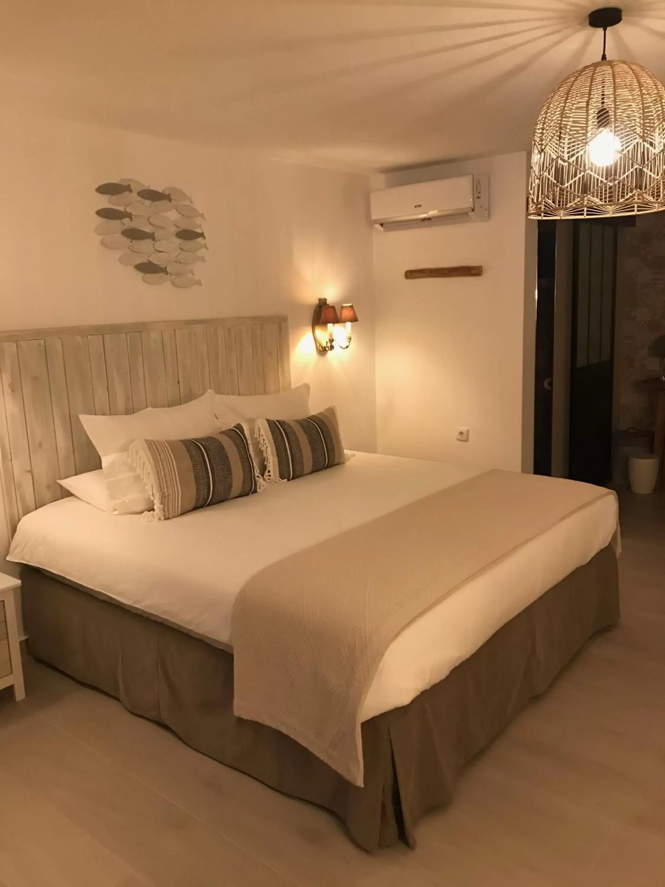 Bed in Finca Pura, Clothing Optional Guestrooms