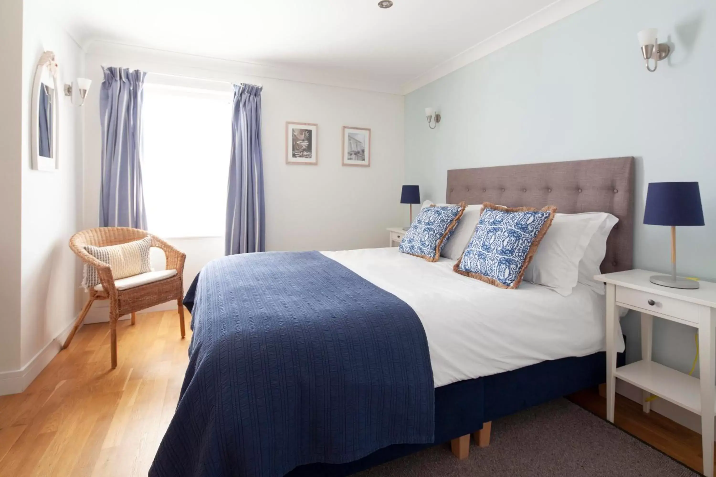 Bed in The Artist Loft, Ensuite Guest Rooms, Porthleven
