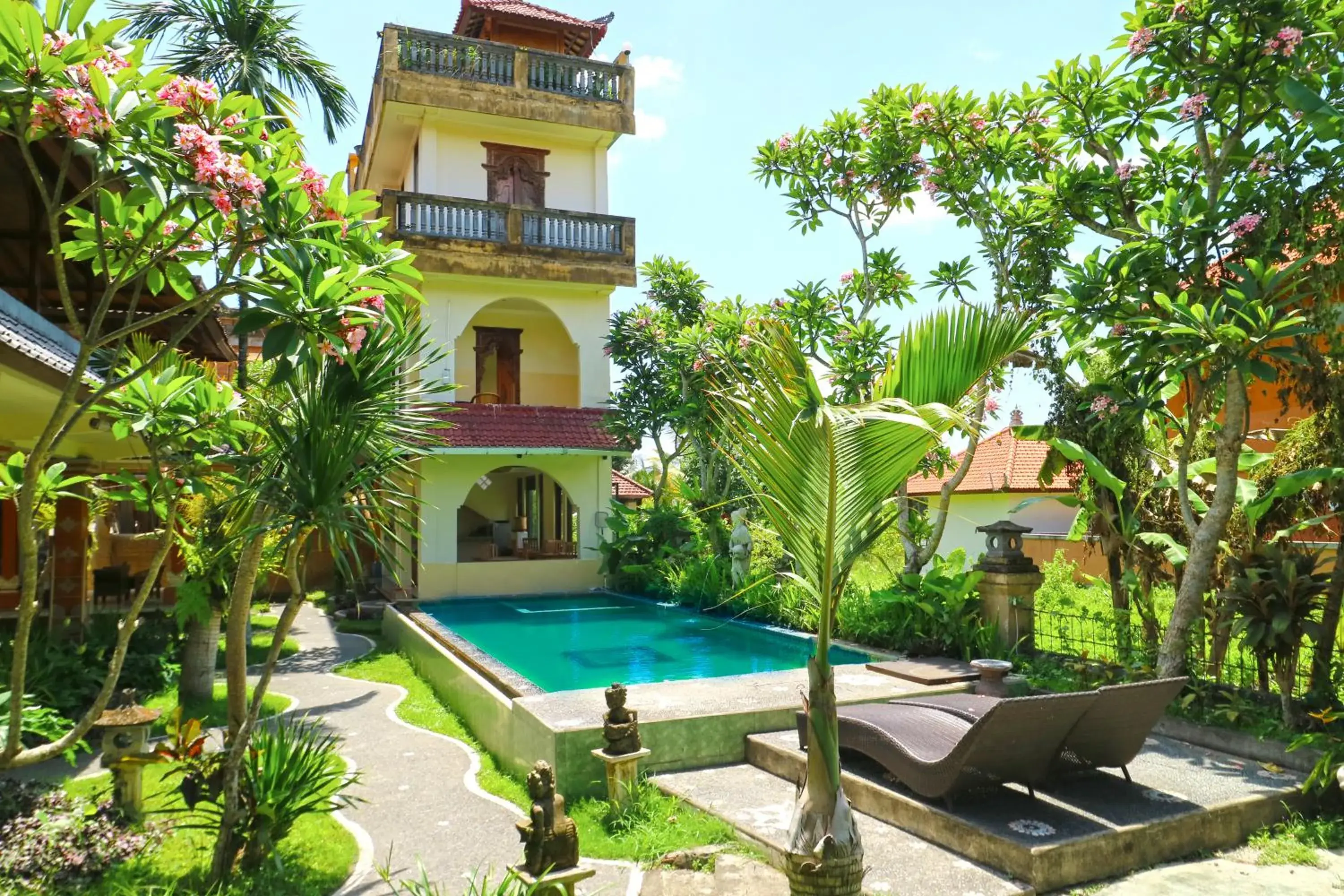 Property building in Ubud Kerta City Hotel Property building in Ubud Kerta City Hotel