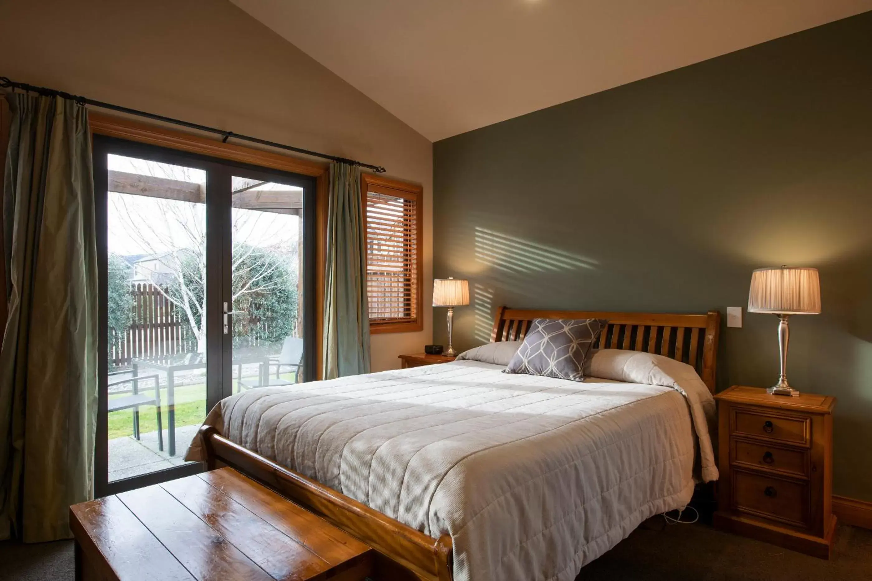 Bed in Wanaka Luxury Apartments