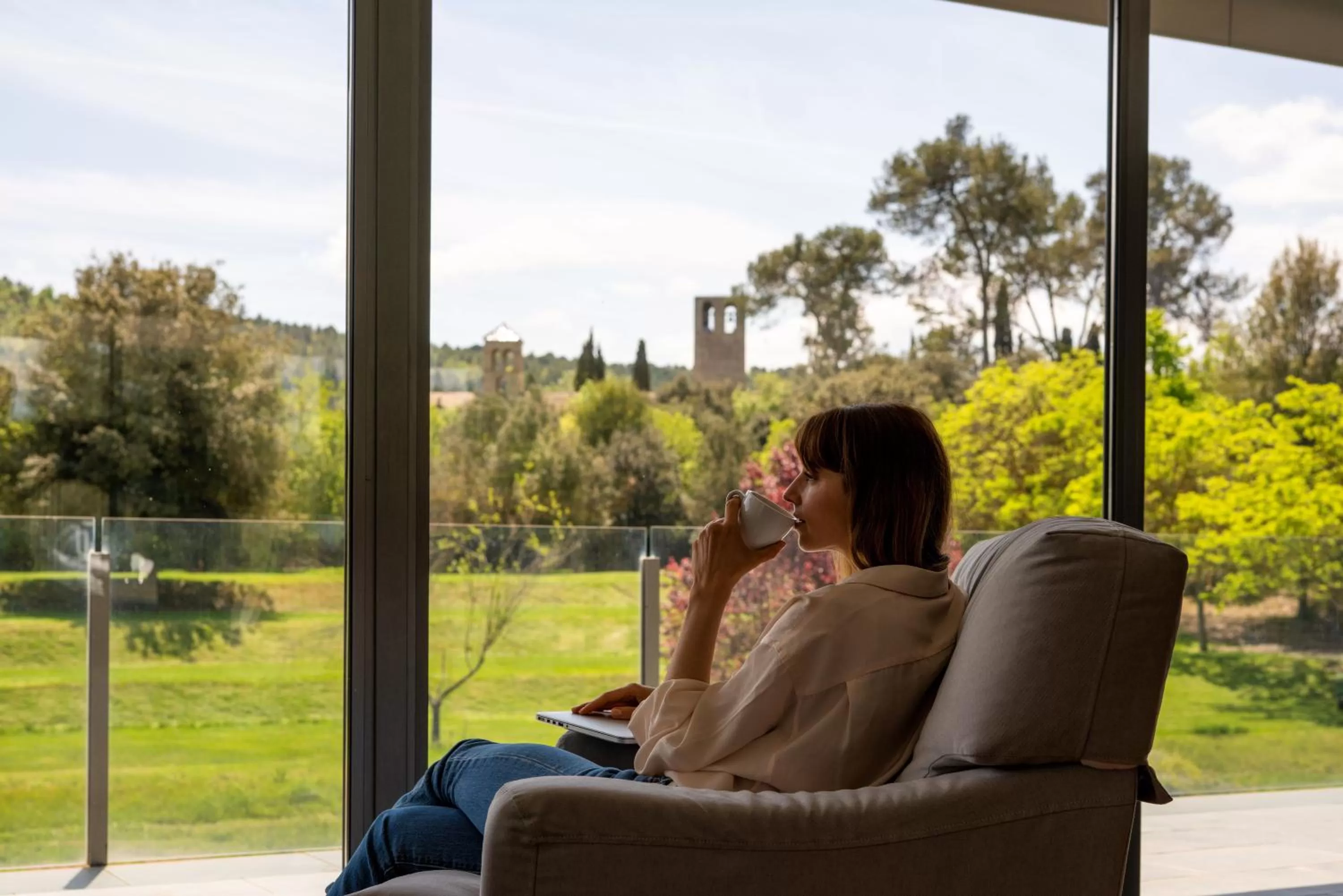 View (from property/room) in Hotel Món Sant Benet