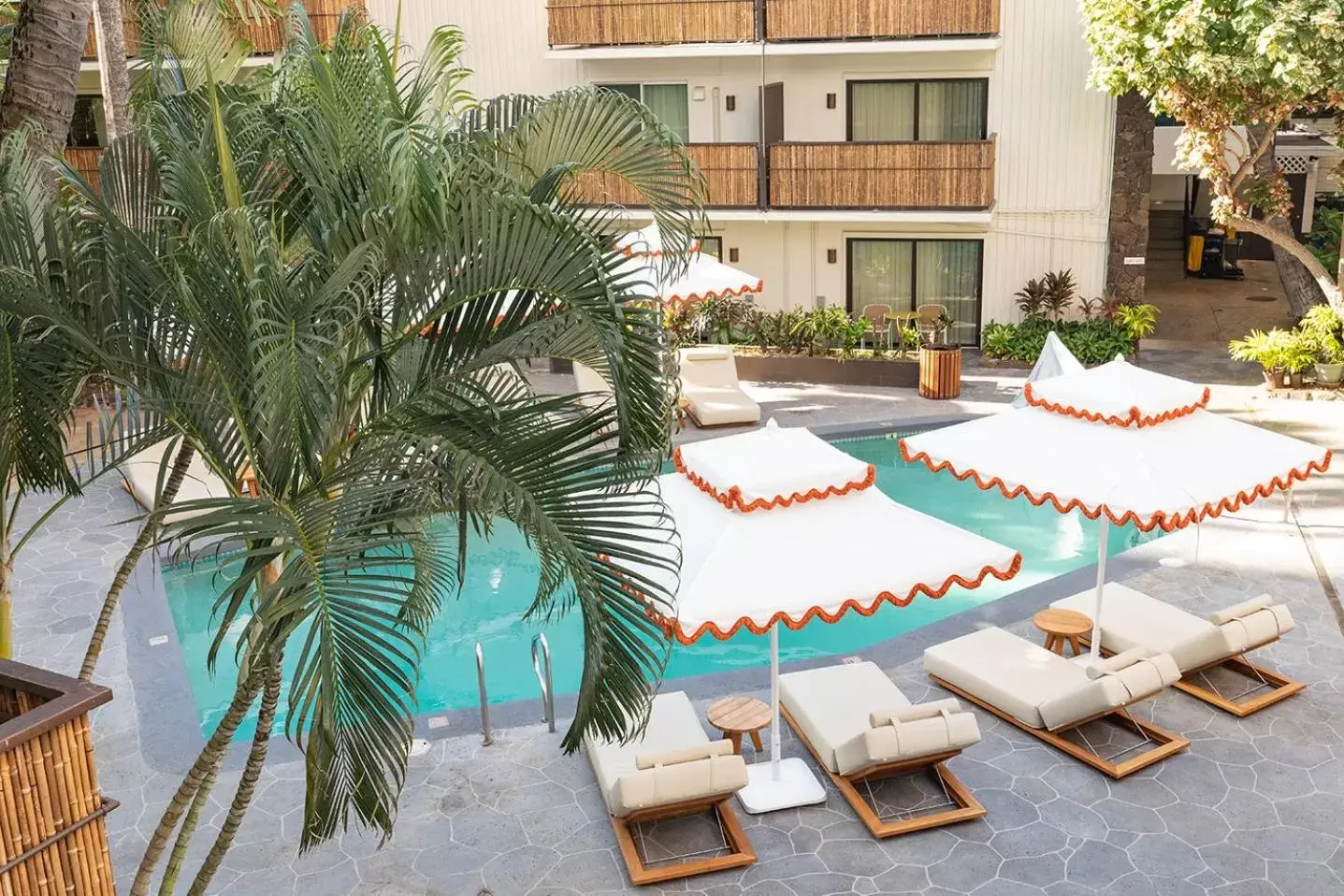 Pool View in White Sands Hotel