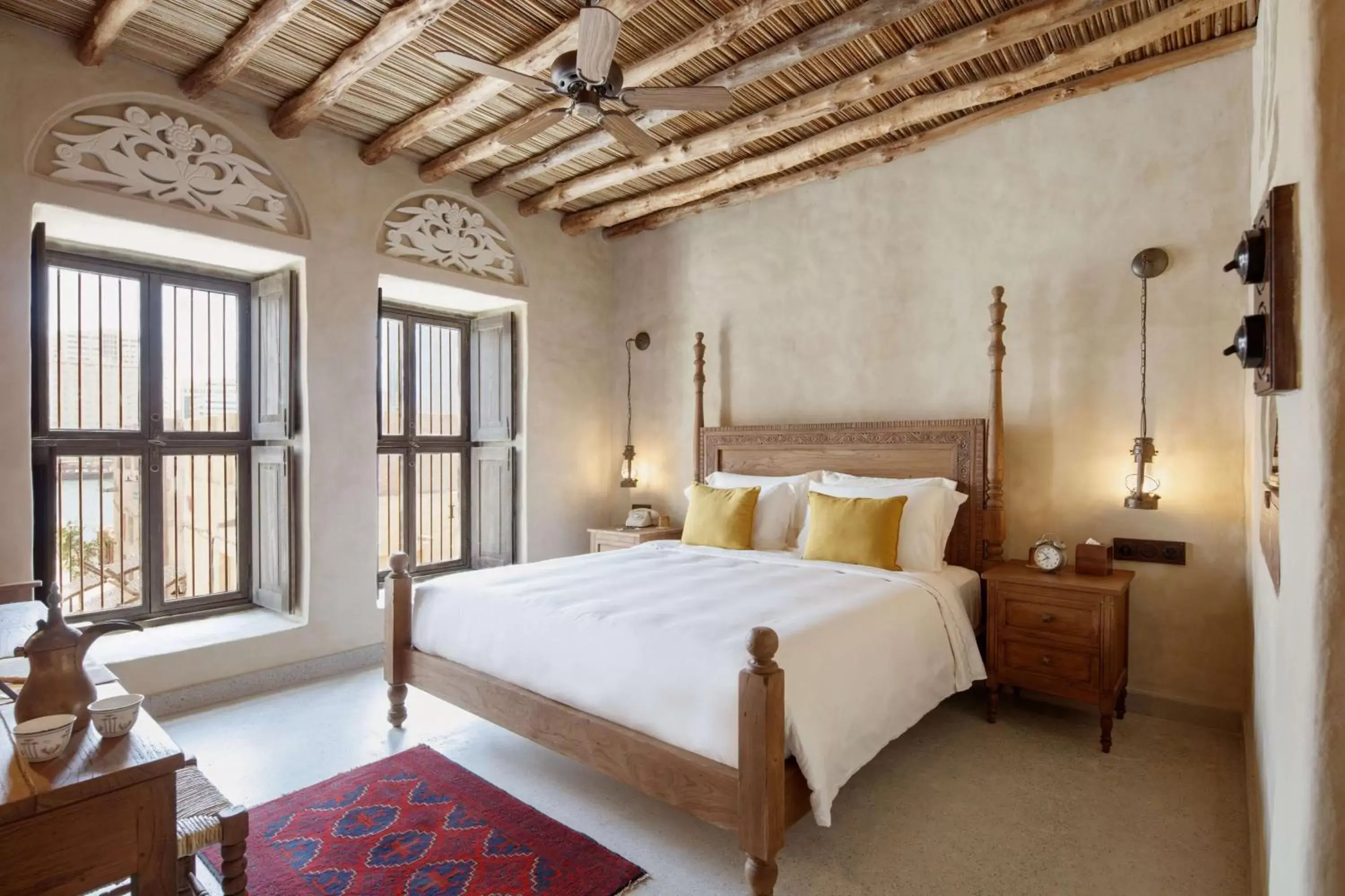 Bed in Al Seef Heritage Hotel Dubai, Curio Collection by Hilton