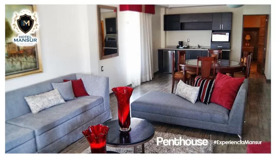 Living room in Hotel Mansur Business & Leisure