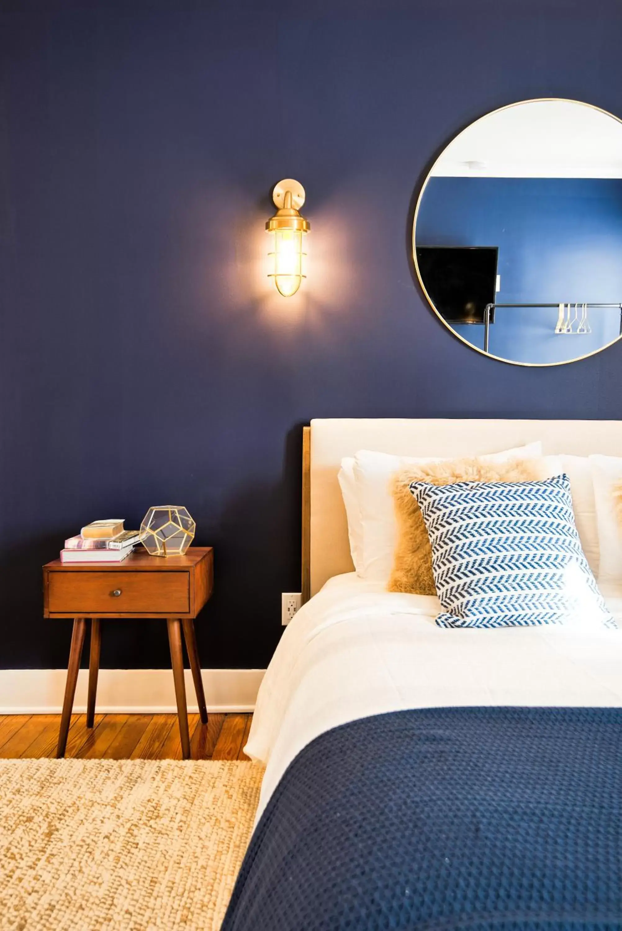Bedroom, Bed in Nautical Nest Hudson Bedroom, Bed in Nautical Nest Hudson