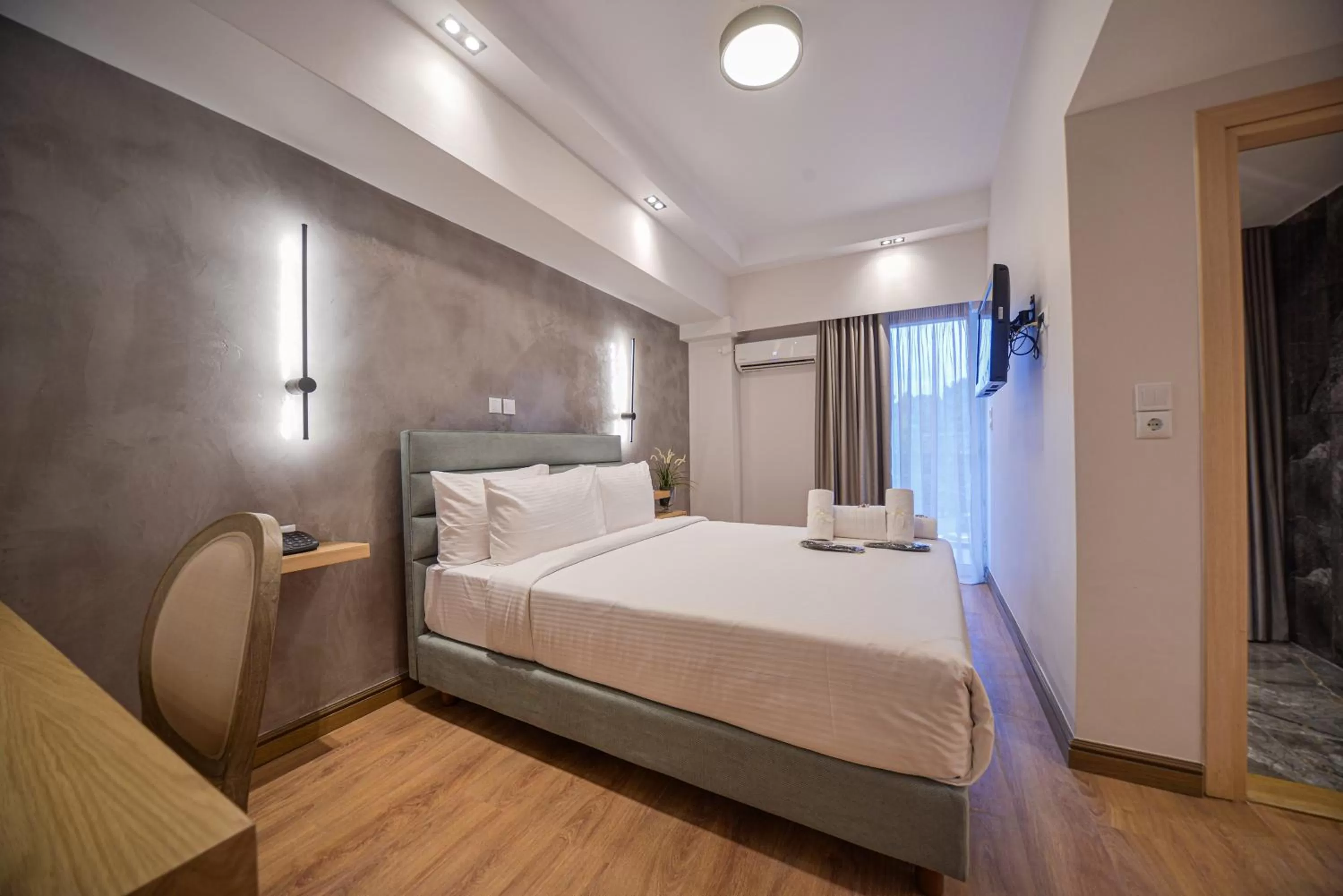 Bedroom, Bed in Anixi Hotel by AP