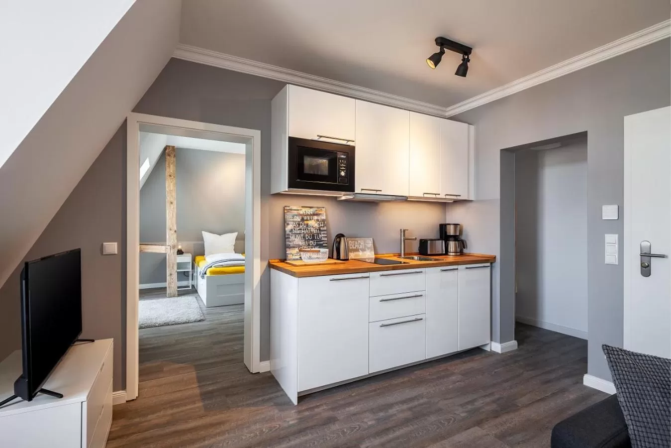 Kitchen or kitchenette in Hotel Rosenhof