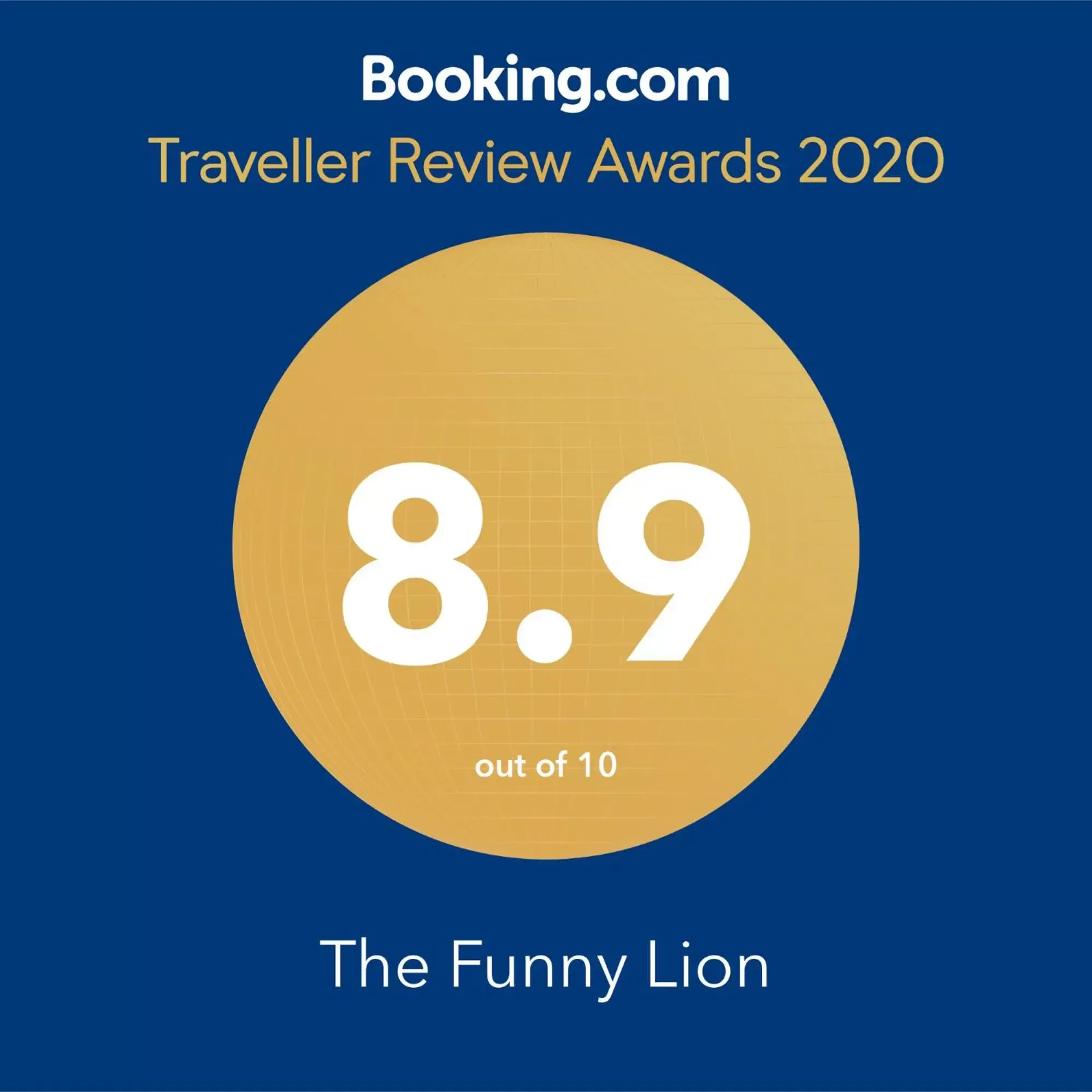 Certificate/Award in The Funny Lion - Coron