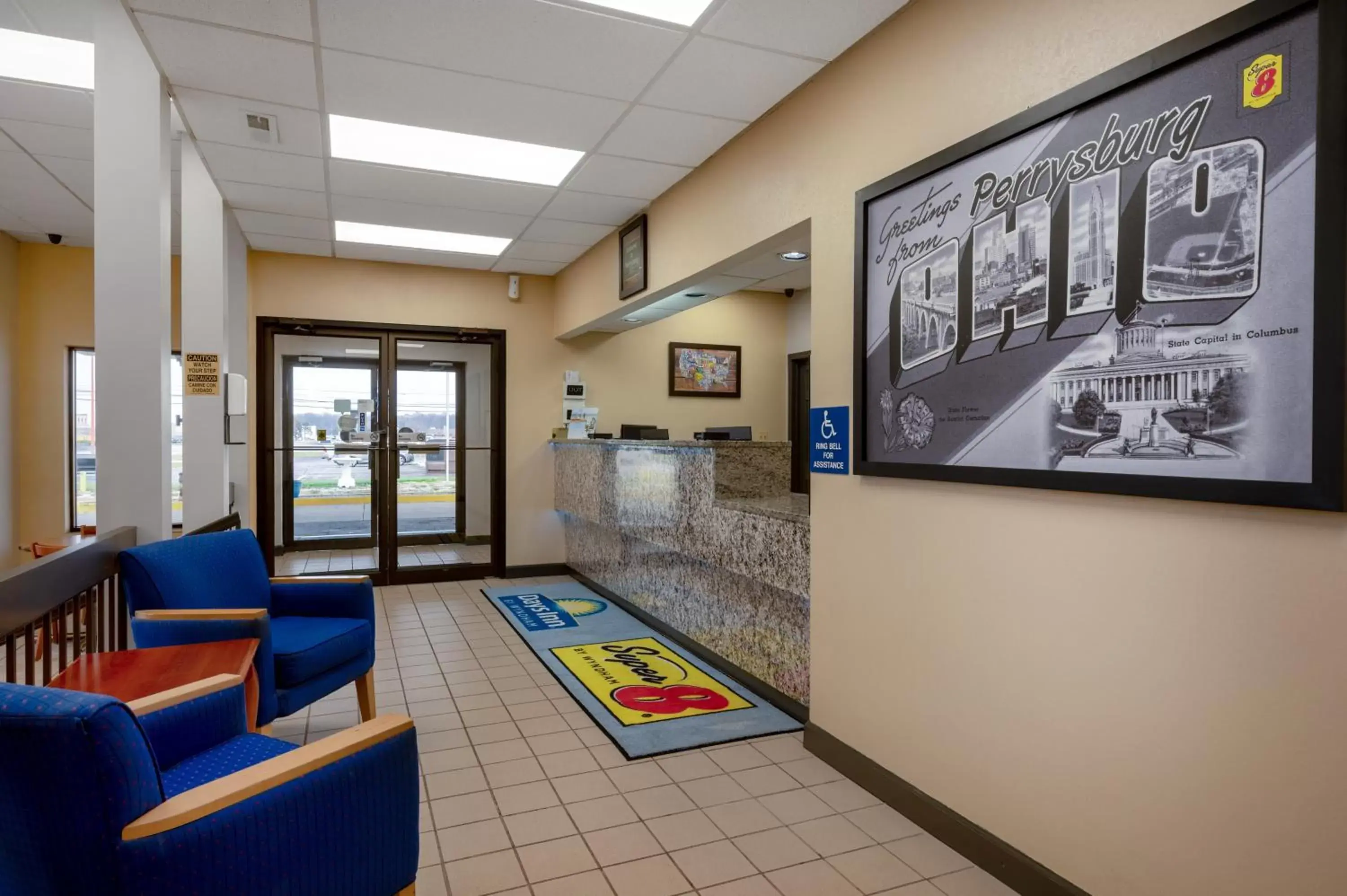 Lobby or reception, Lobby/Reception in Super 8 by Wyndham Perrysburg-Toledo